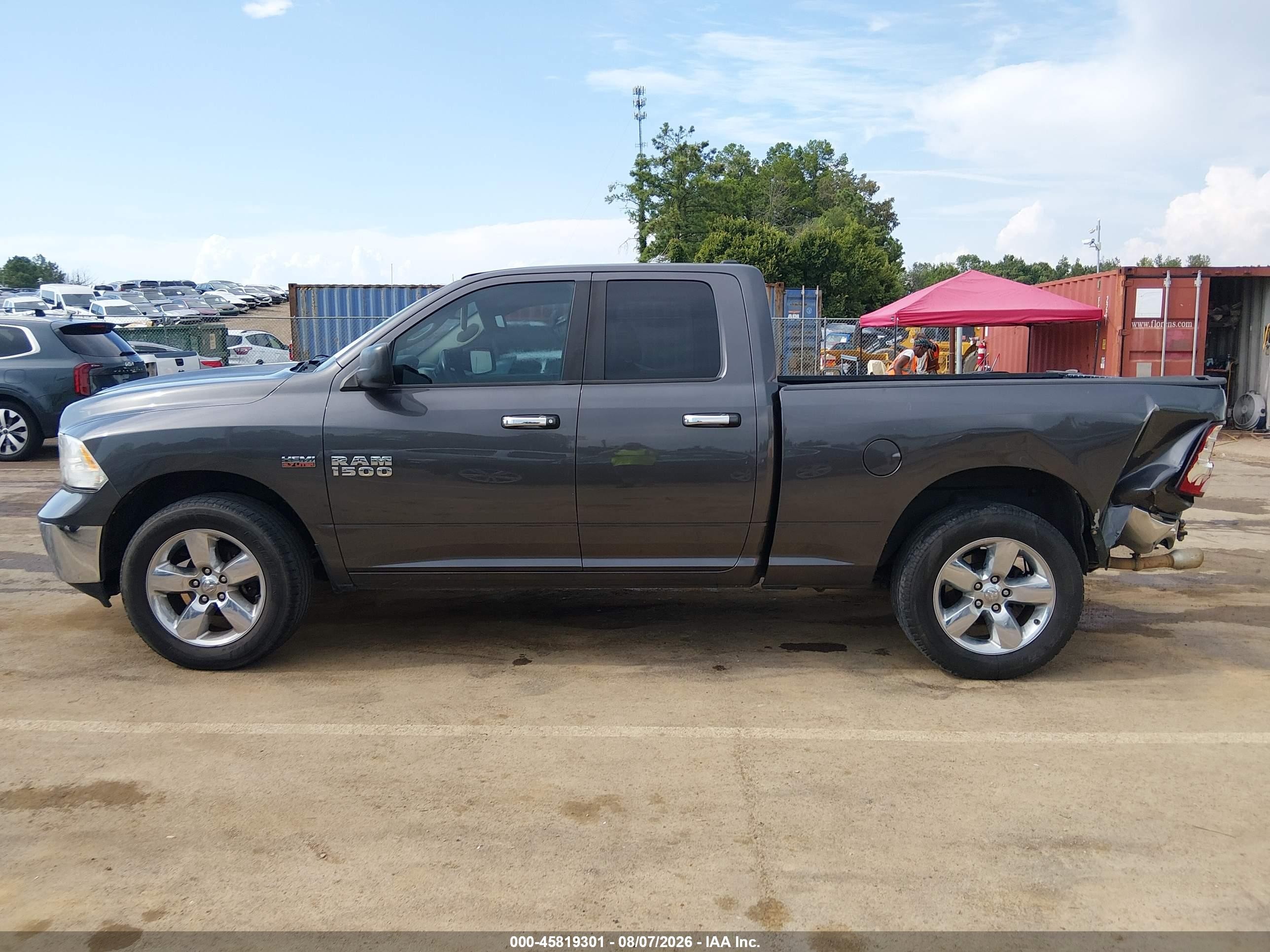 2015 Ram 1500 Big Horn Gray vin: 1C6RR6GT5FS577529