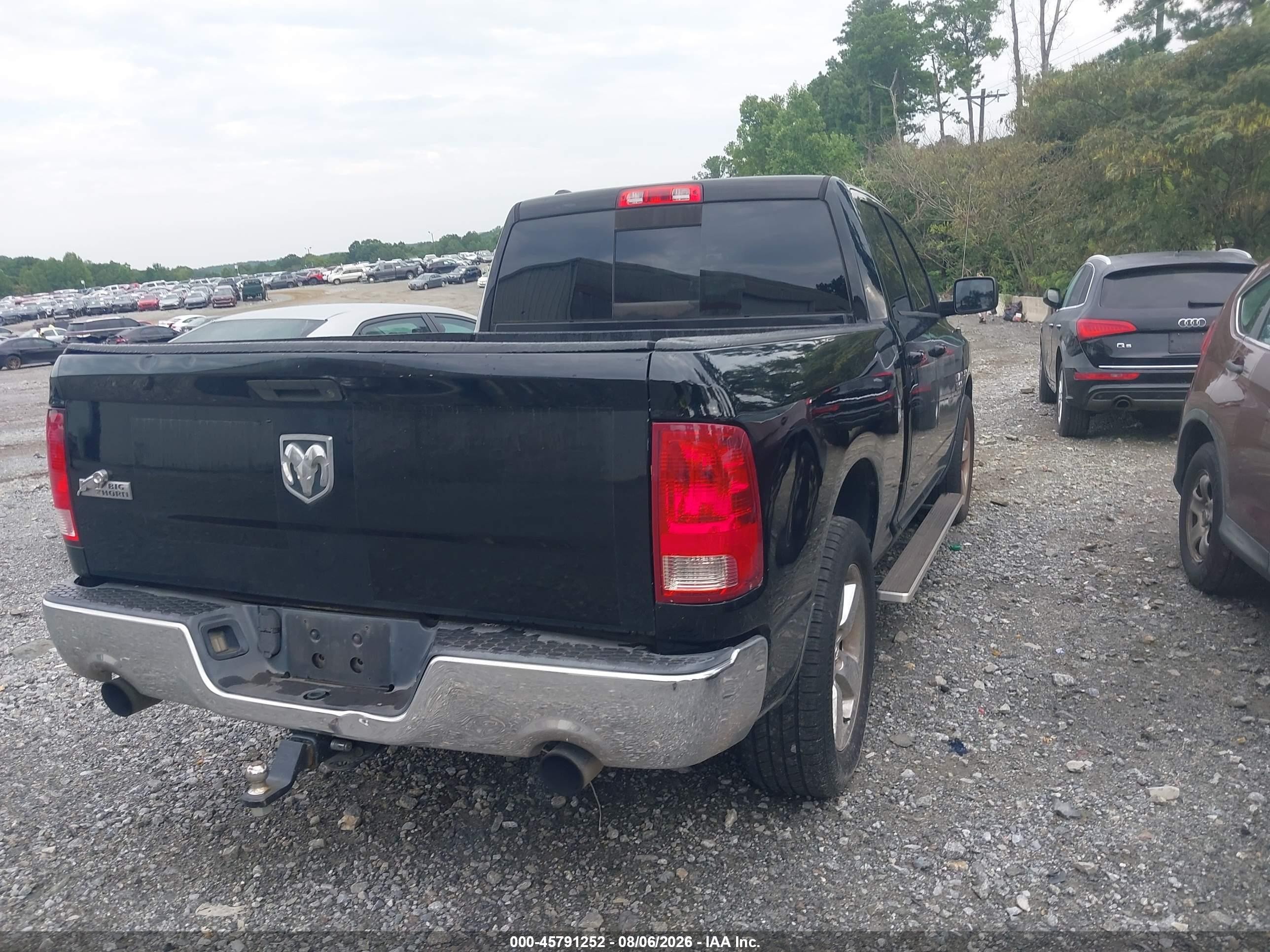 2015 Ram 1500 Big Horn Black vin: 1C6RR6GT5FS589518