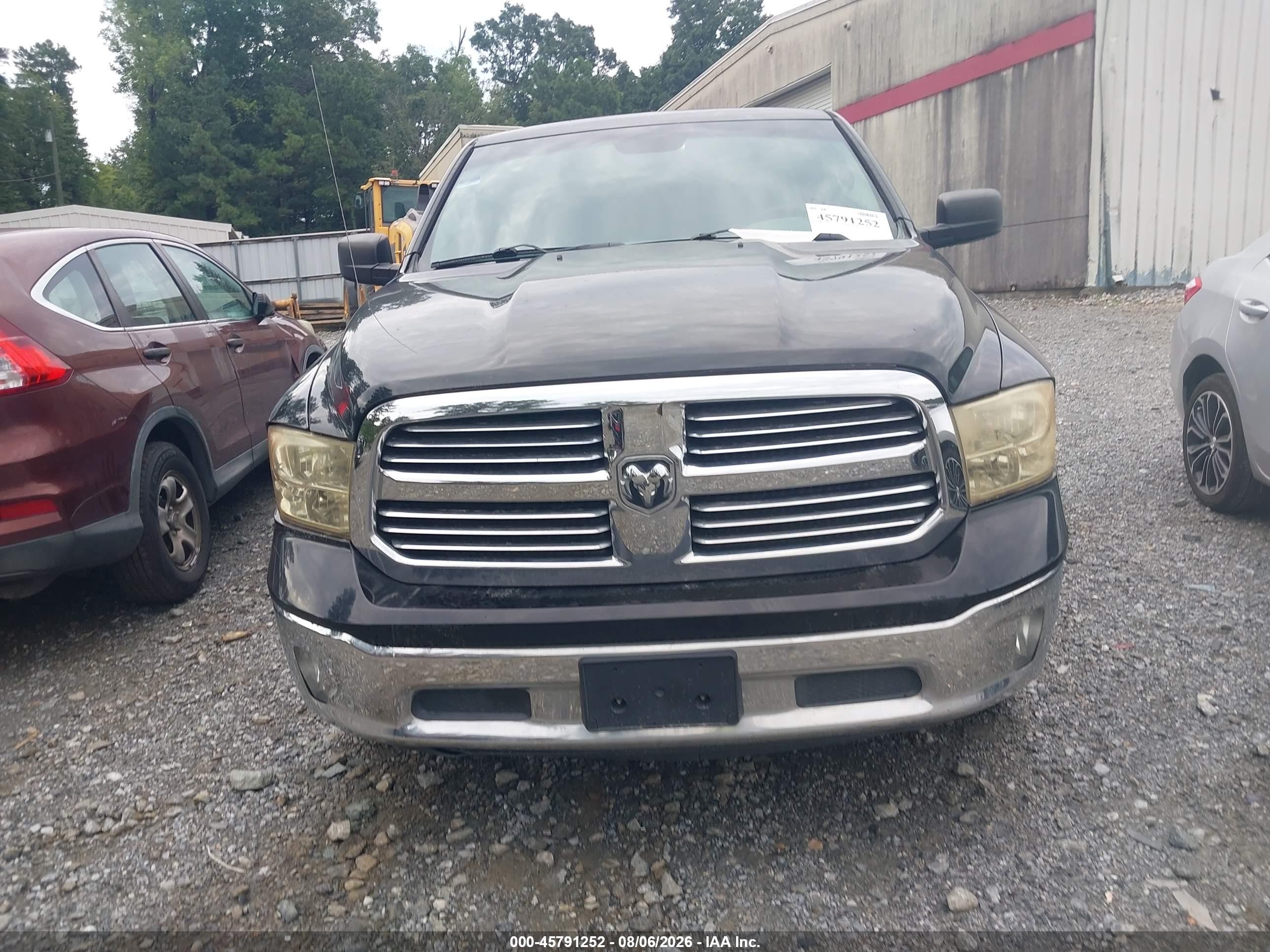 2015 Ram 1500 Big Horn Black vin: 1C6RR6GT5FS589518