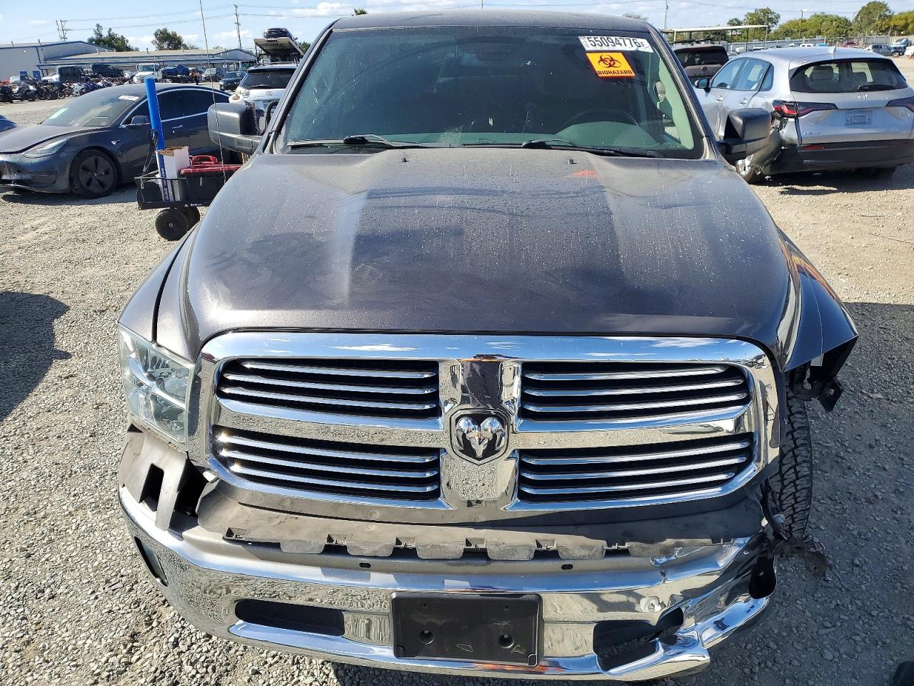 2015 Ram 1500 Slt Gray vin: 1C6RR6GT5FS754709