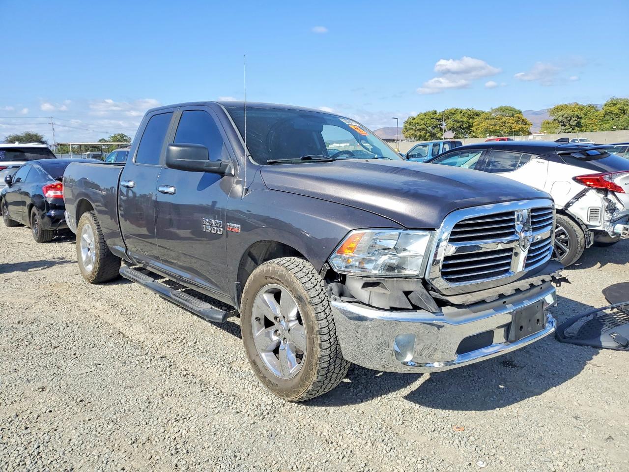 2015 Ram 1500 Slt Gray vin: 1C6RR6GT5FS754709