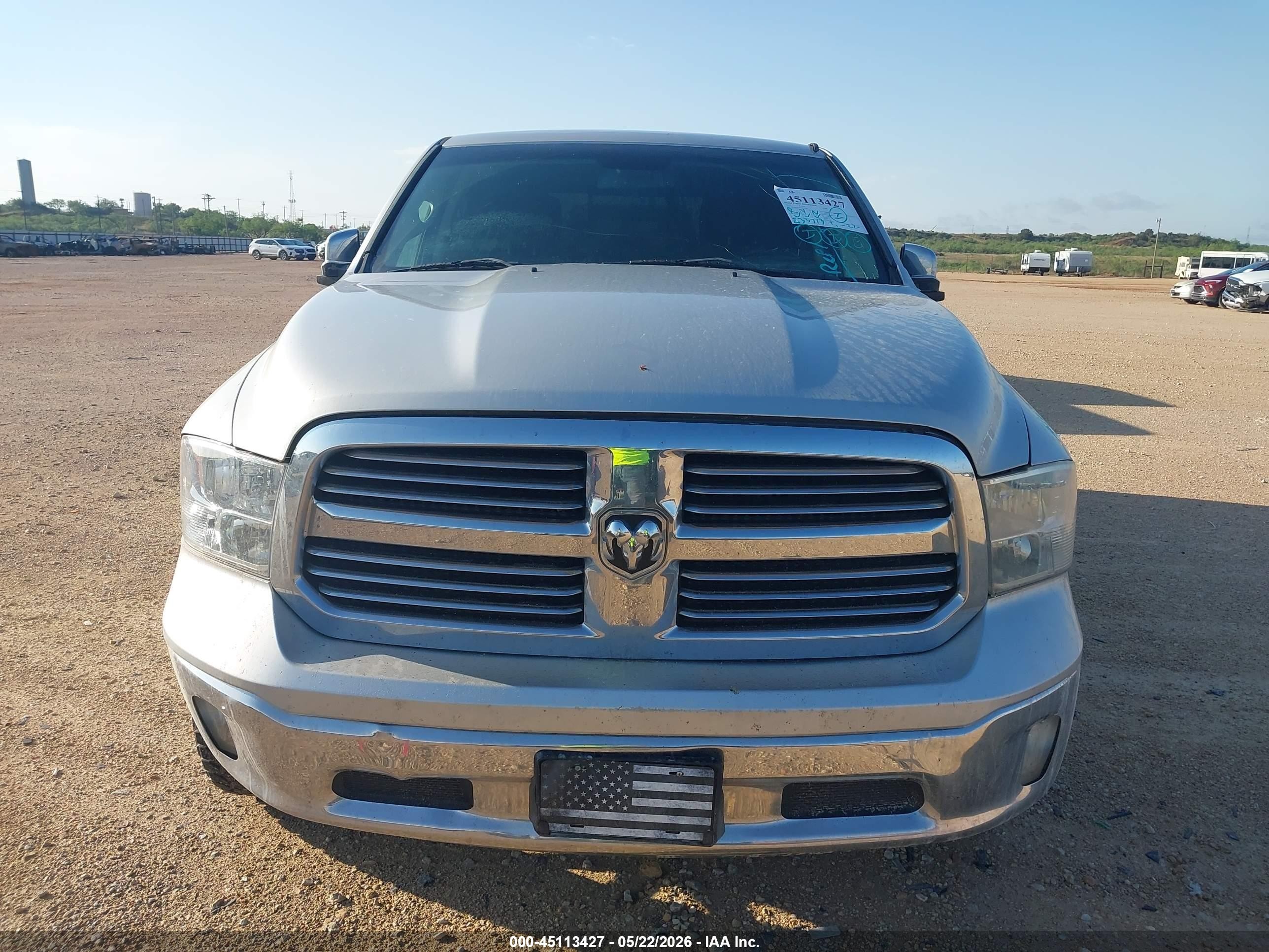 2013 Ram 1500 Lone Star Silver vin: 1C6RR6GT6DS645043