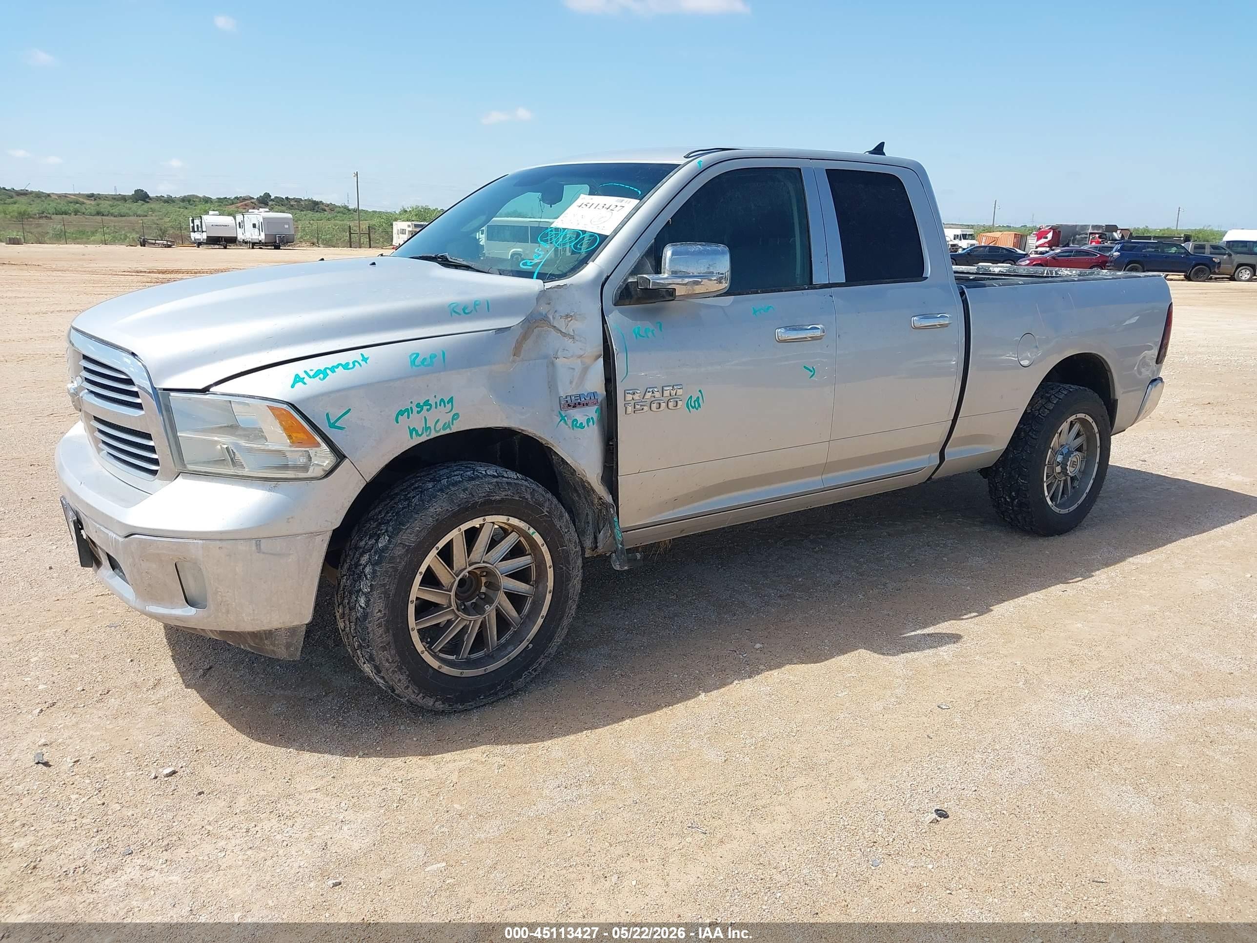 2013 Ram 1500 Lone Star Silver vin: 1C6RR6GT6DS645043