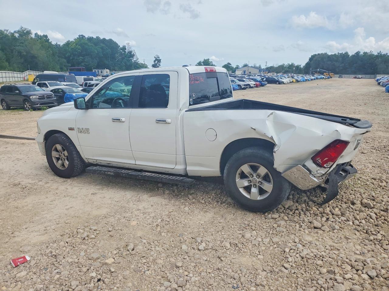 2014 Ram 1500 Slt White vin: 1C6RR6GT6ES253438