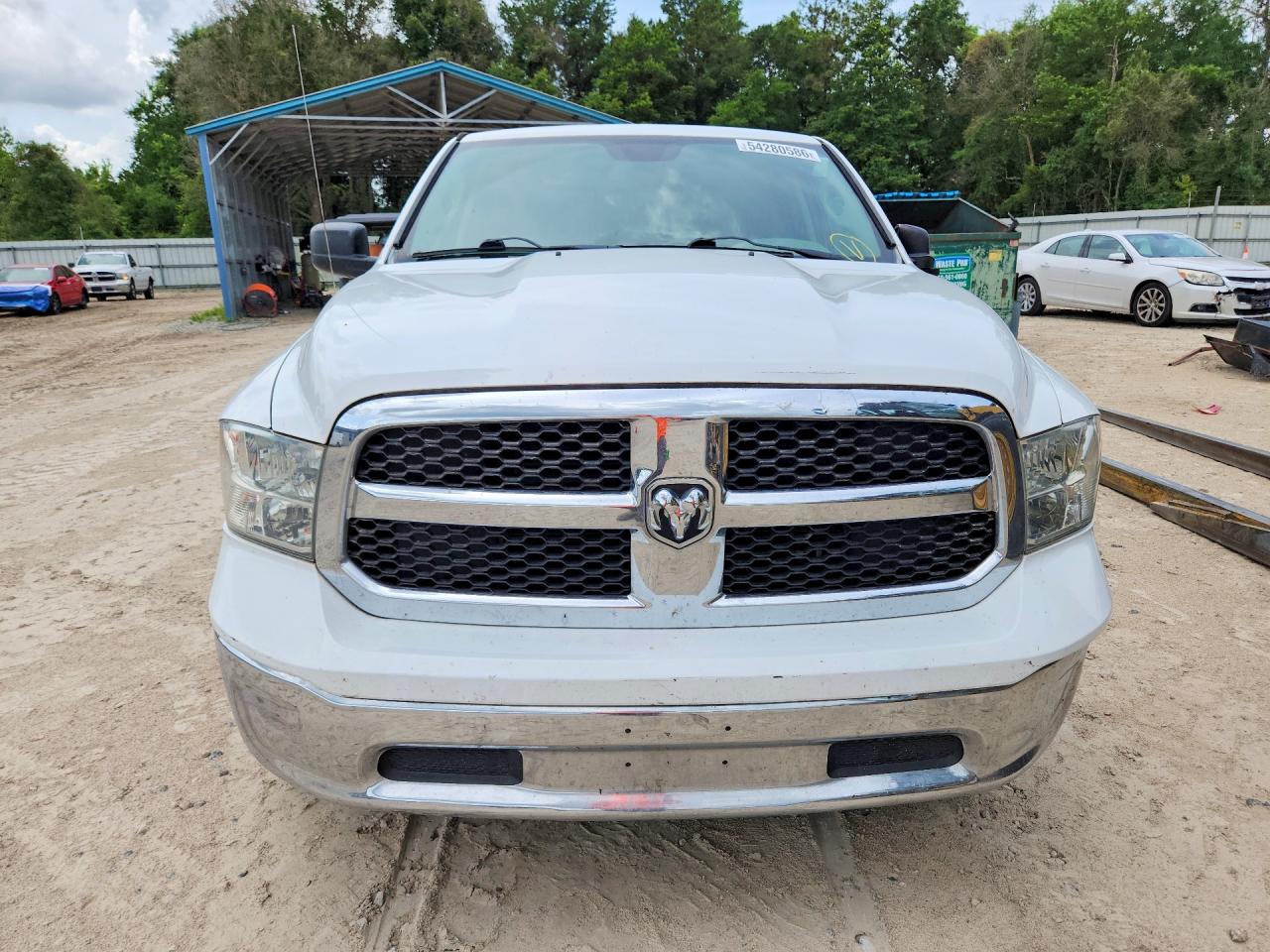 2014 Ram 1500 Slt White vin: 1C6RR6GT6ES253438