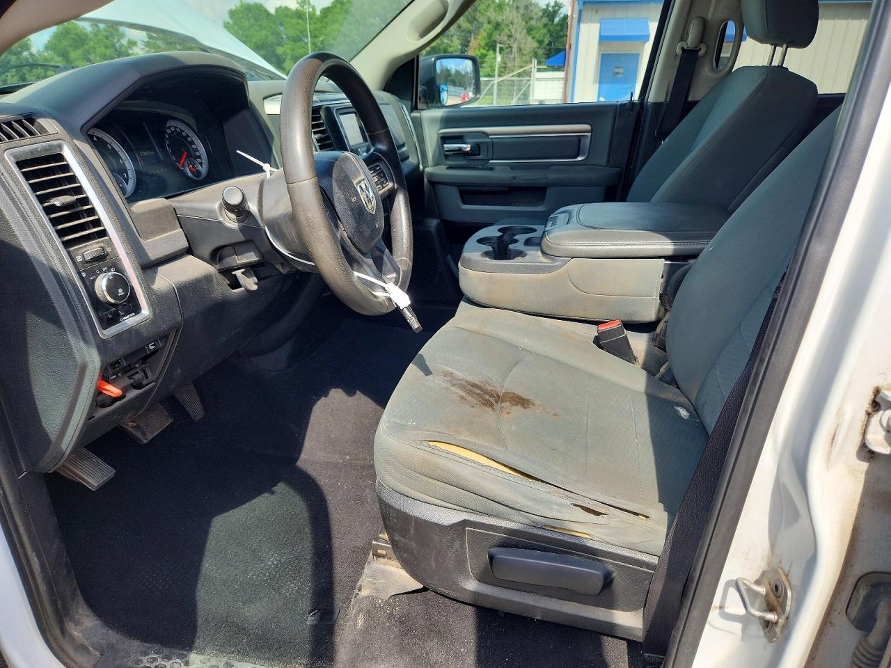 2014 Ram 1500 Slt White vin: 1C6RR6GT6ES253438