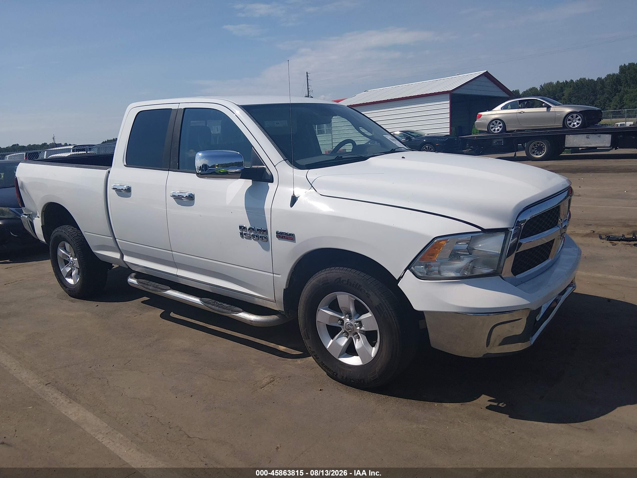 2014 Ram 1500 Big Horn/lone Star/outdoorsman/slt White vin: 1C6RR6GT6ES306462