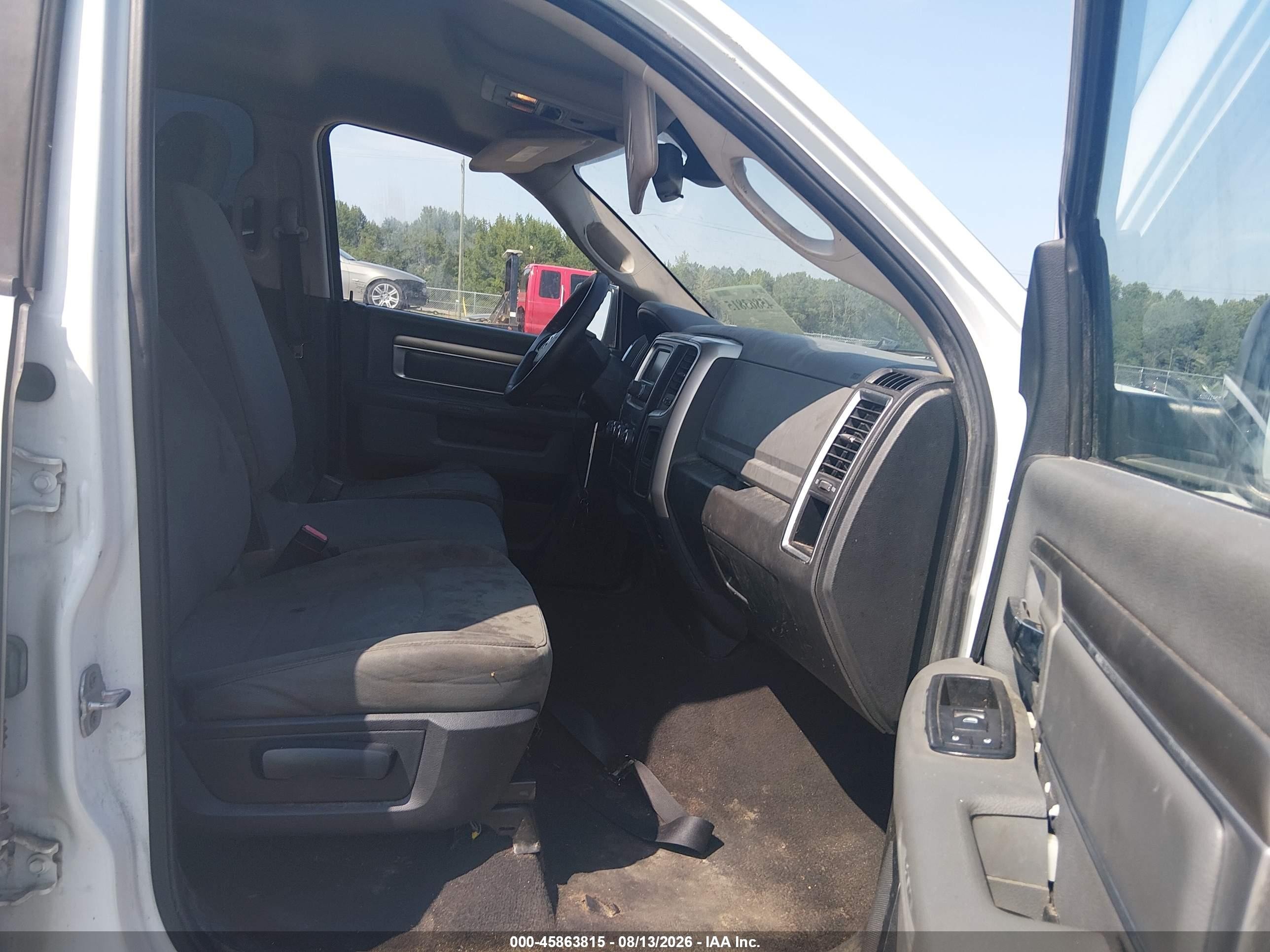 2014 Ram 1500 Big Horn/lone Star/outdoorsman/slt White vin: 1C6RR6GT6ES306462