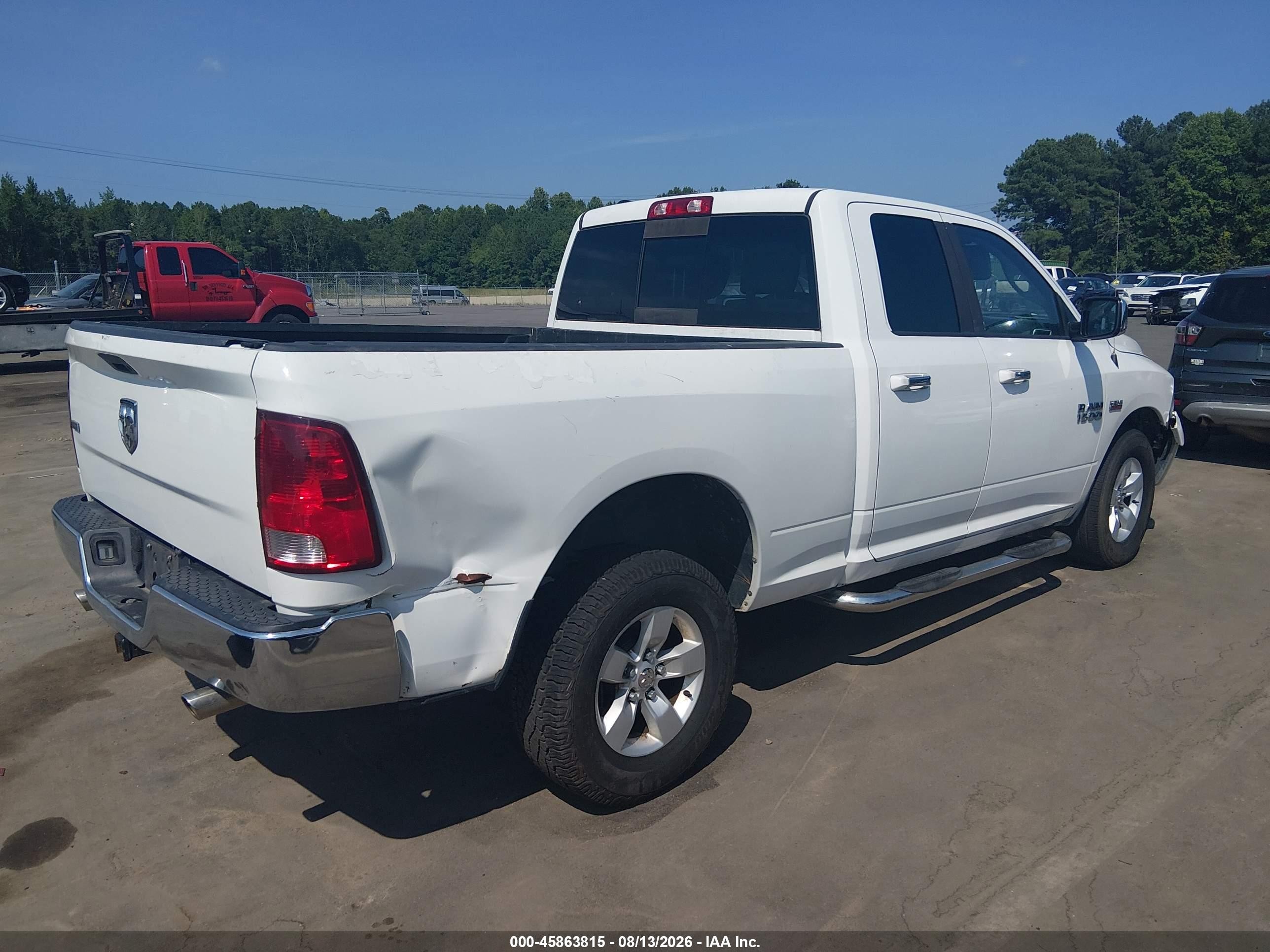 2014 Ram 1500 Big Horn/lone Star/outdoorsman/slt White vin: 1C6RR6GT6ES306462