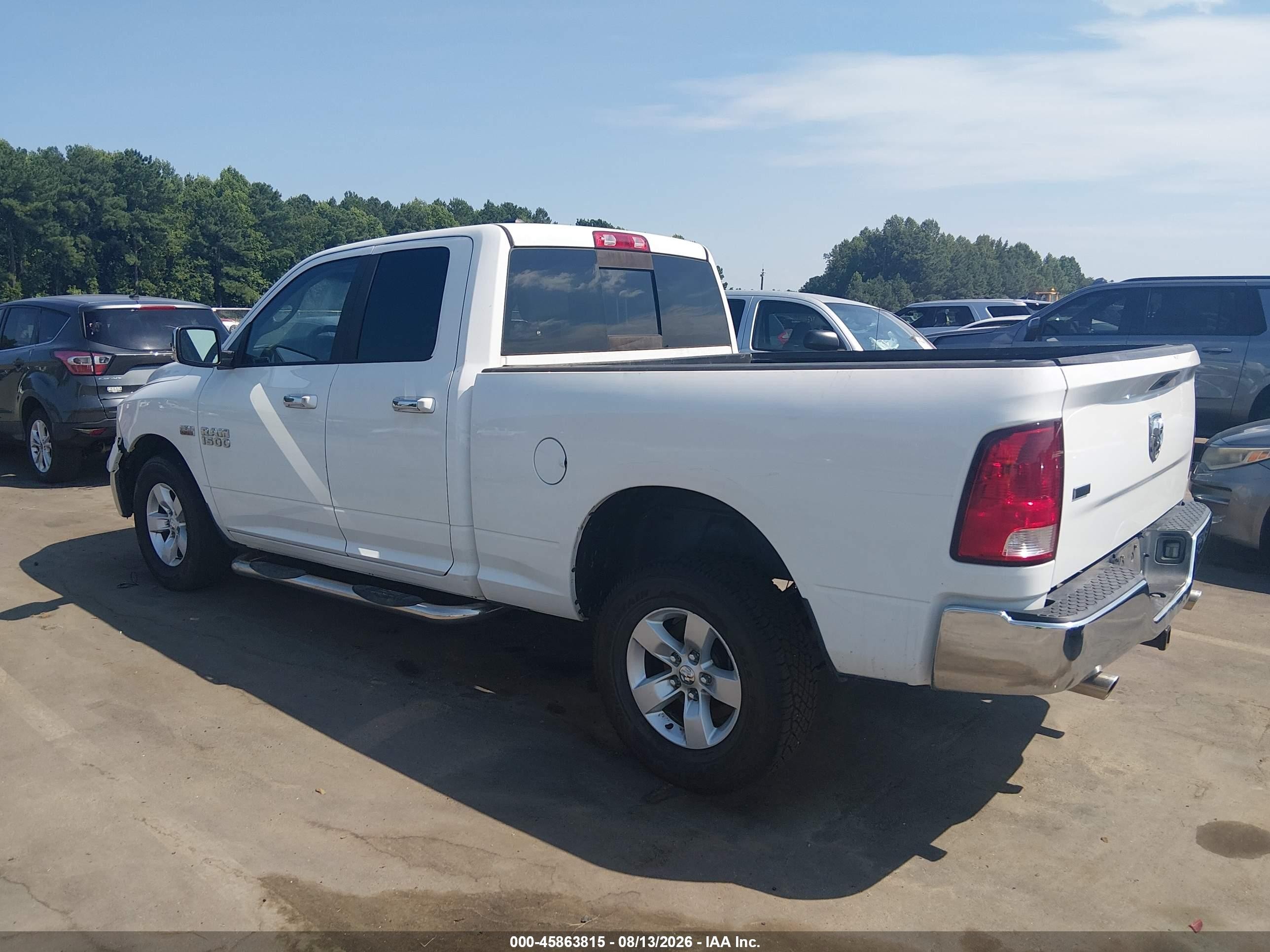 2014 Ram 1500 Big Horn/lone Star/outdoorsman/slt White vin: 1C6RR6GT6ES306462