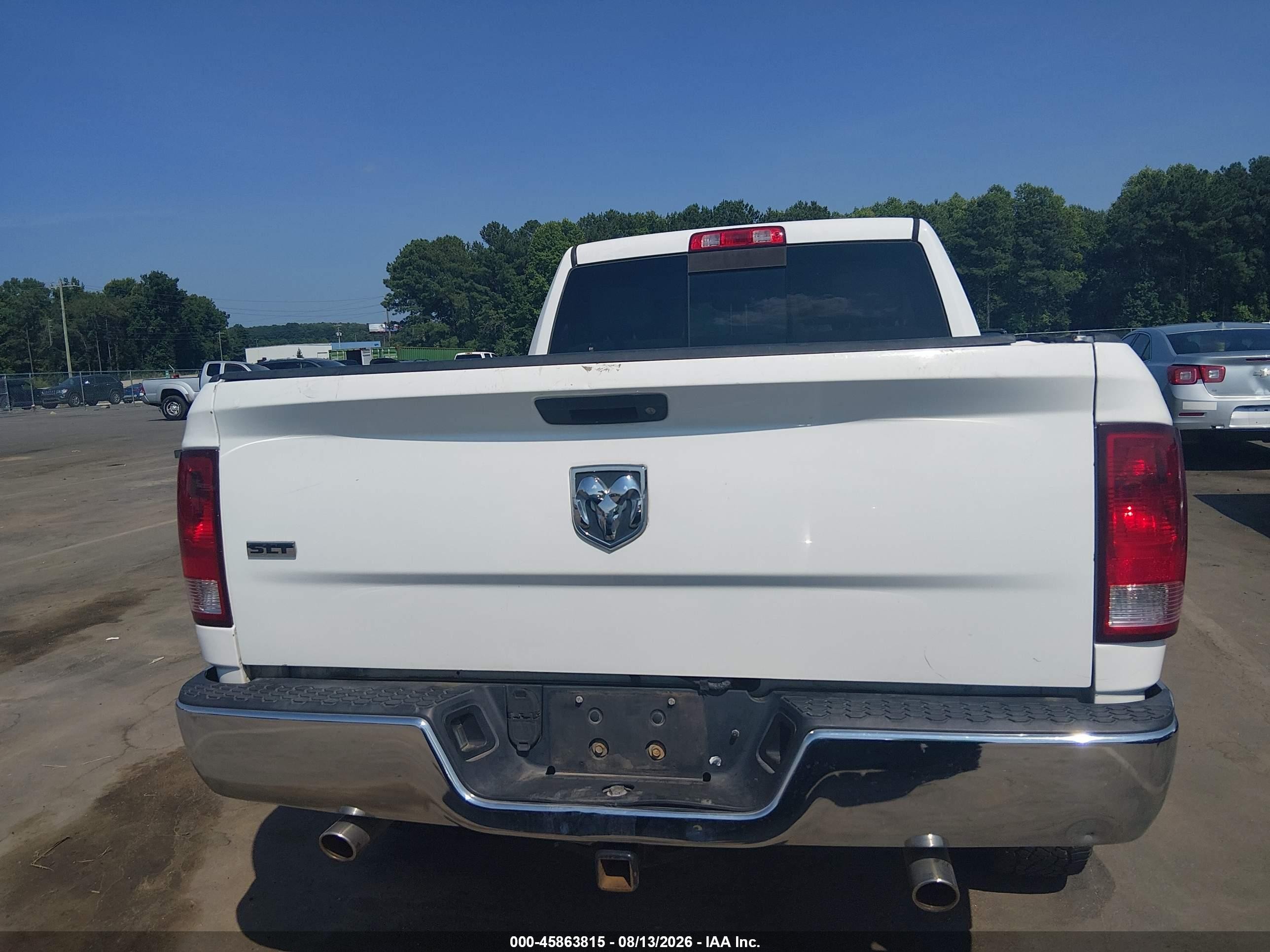 2014 Ram 1500 Big Horn/lone Star/outdoorsman/slt White vin: 1C6RR6GT6ES306462