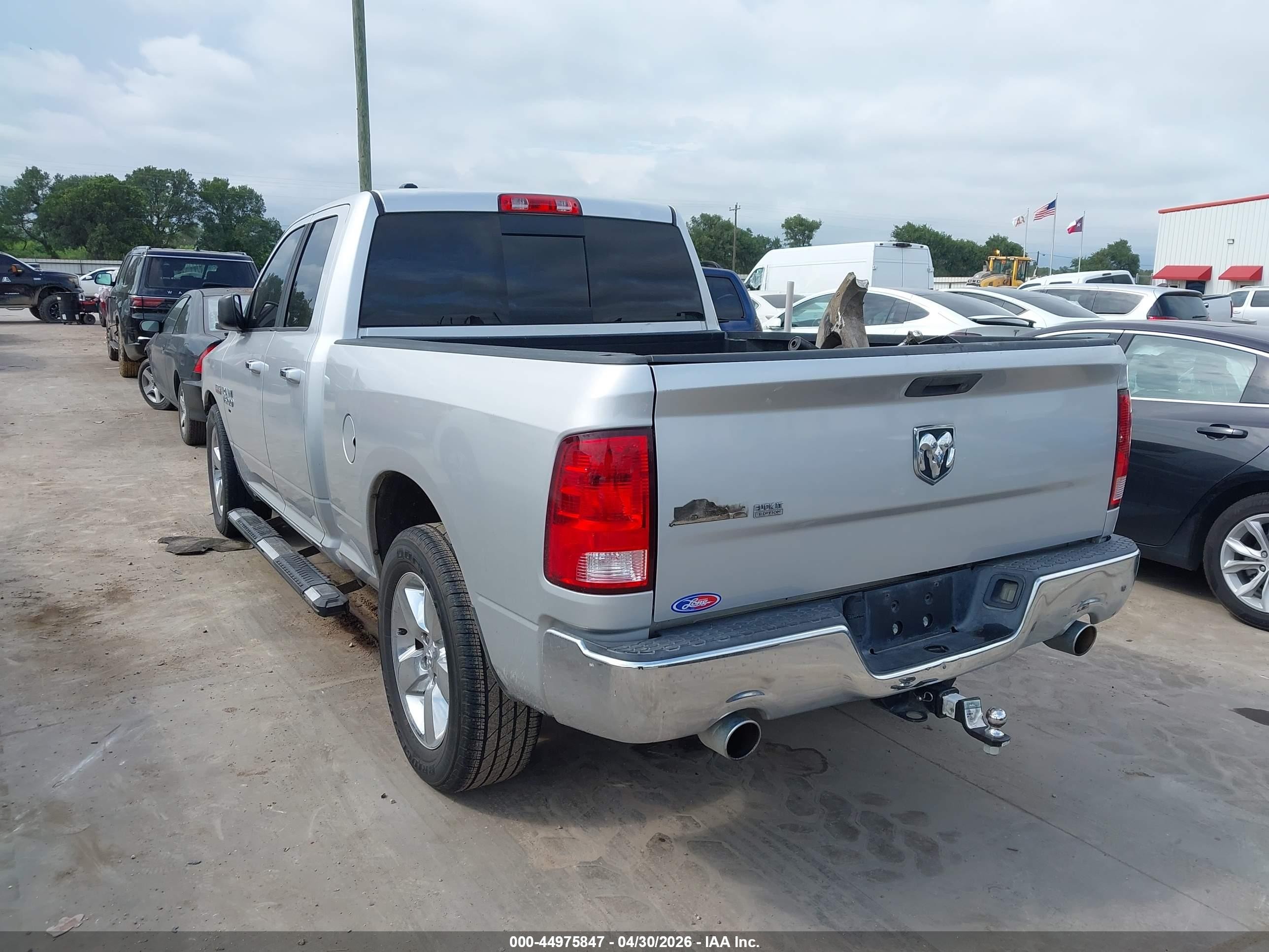 2015 Ram 1500 Big Horn Silver vin: 1C6RR6GT6FS511166