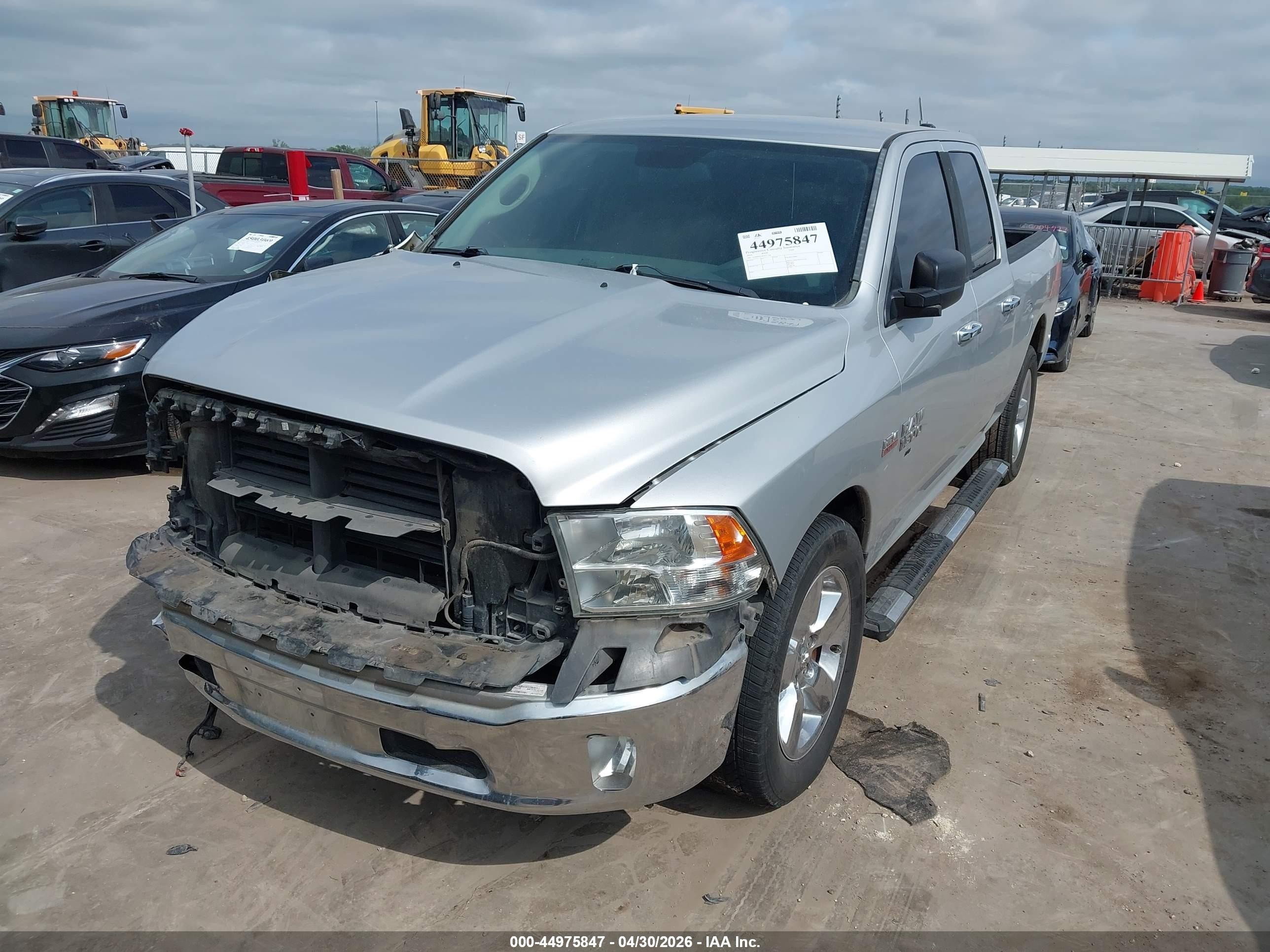 2015 Ram 1500 Big Horn Silver vin: 1C6RR6GT6FS511166