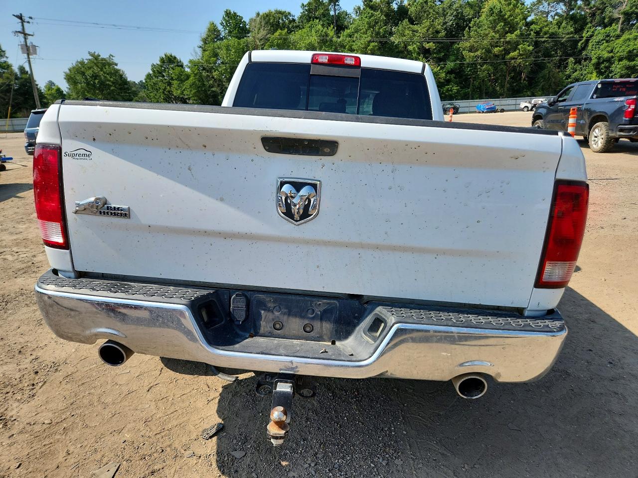 2015 Ram 1500 Slt White vin: 1C6RR6GT6FS675114