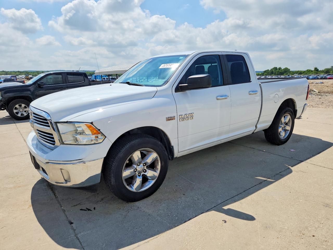 2013 Ram 1500 Slt White vin: 1C6RR6GT7DS672588