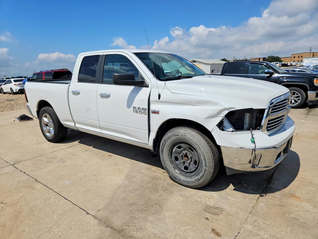 2013 Ram 1500 Slt White vin: 1C6RR6GT7DS672588