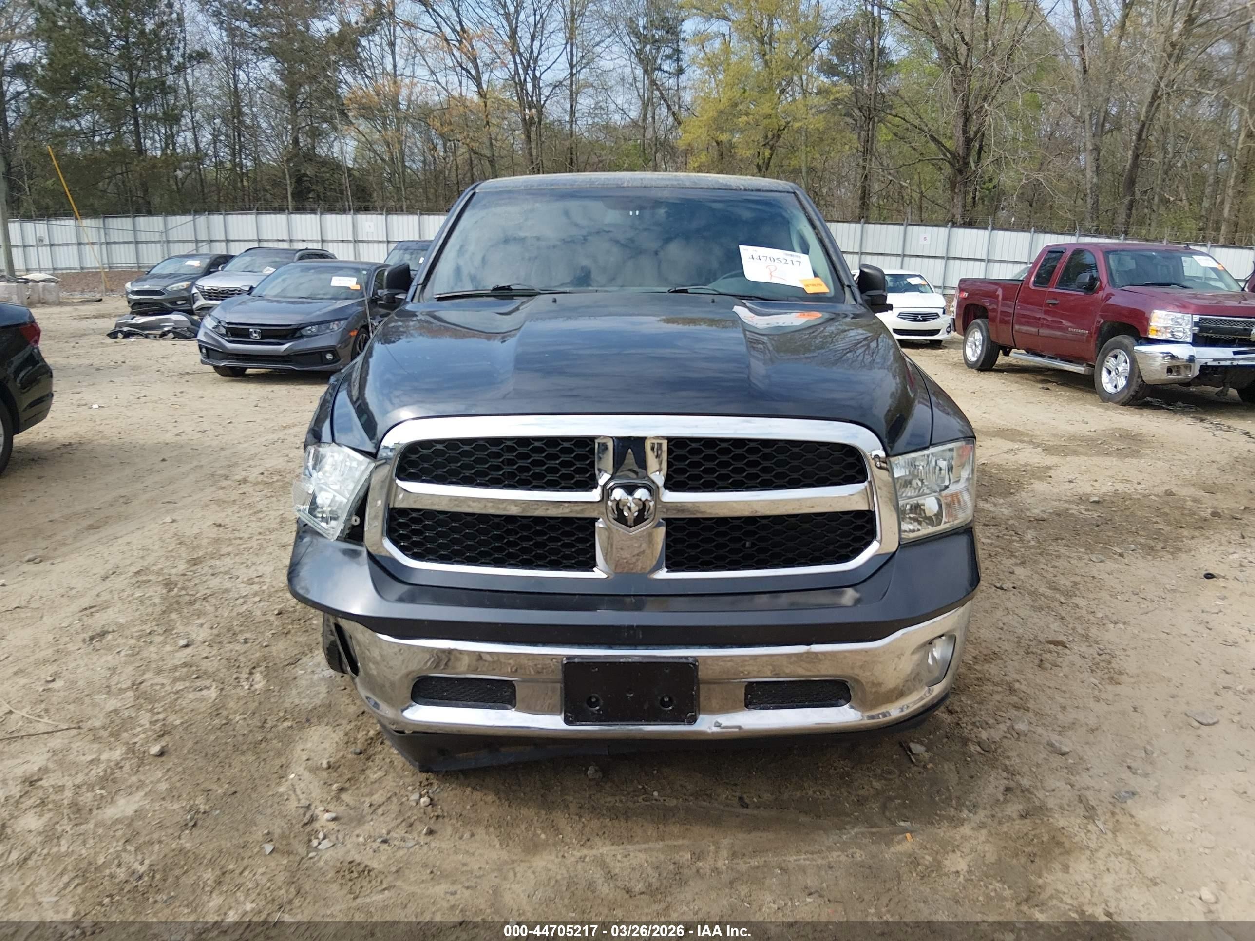 2013 Ram 1500 Big Horn Серый vin: 1C6RR6GT7DS672591