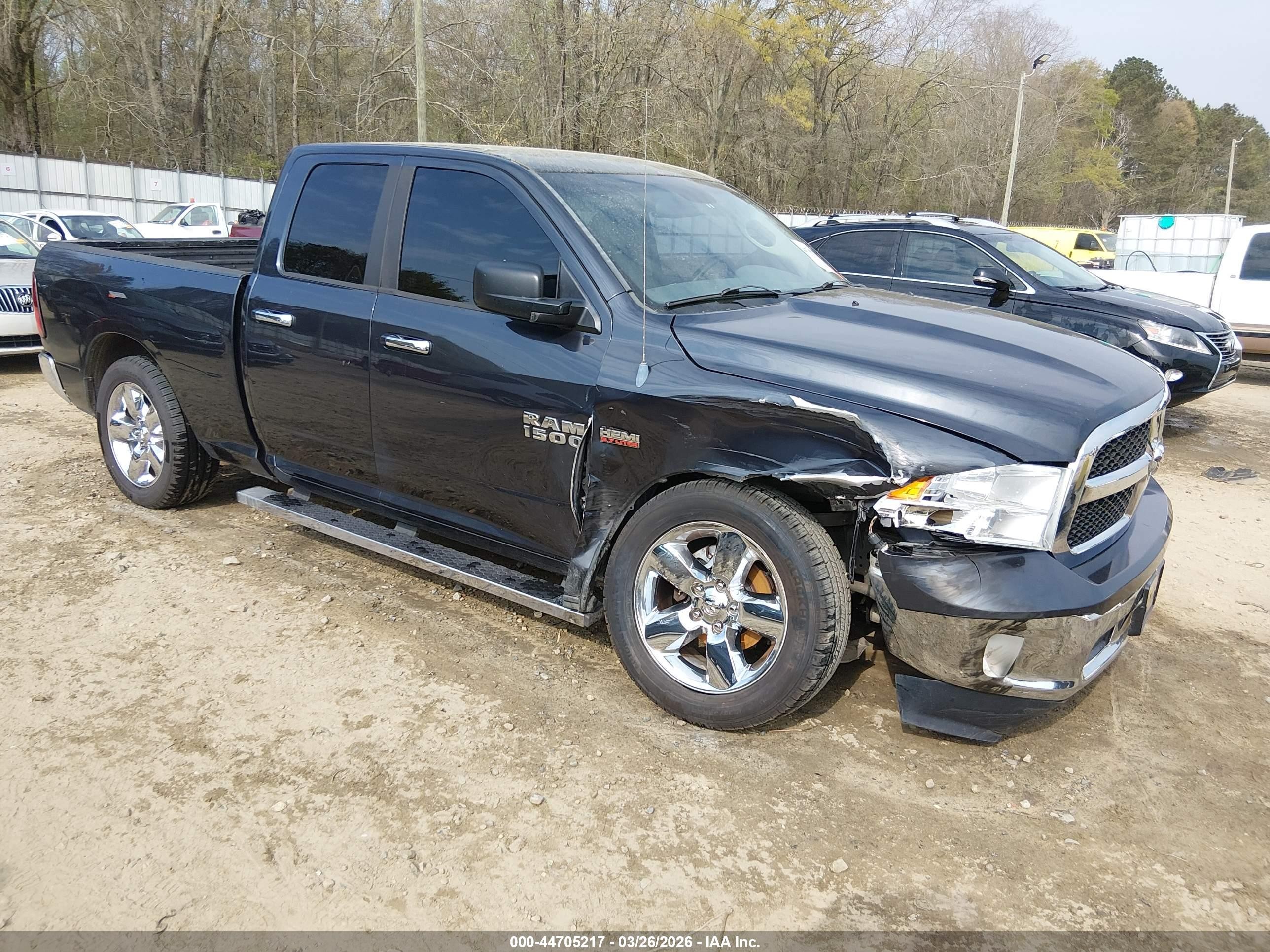 2013 Ram 1500 Big Horn Gray vin: 1C6RR6GT7DS672591