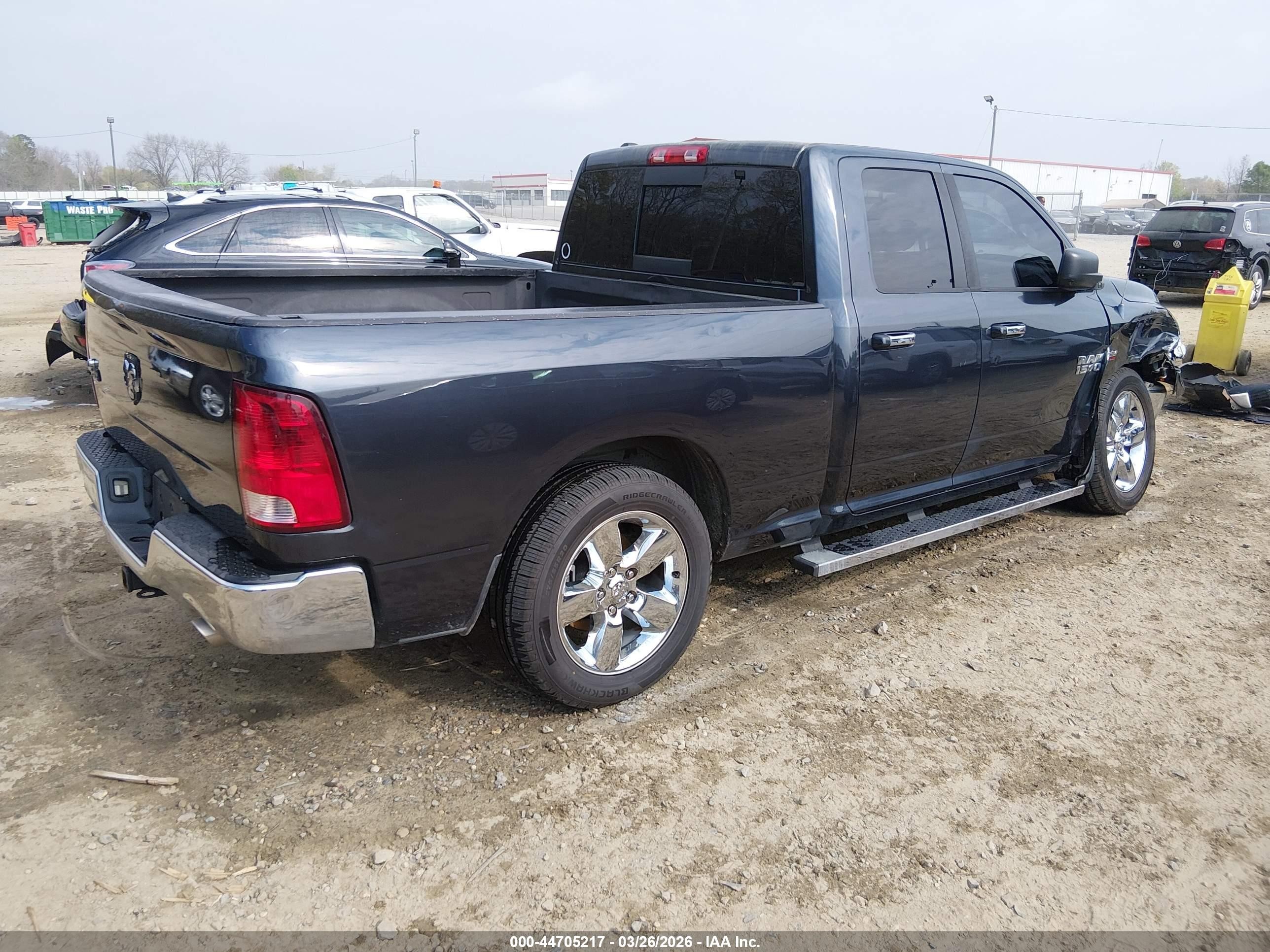 2013 Ram 1500 Big Horn Серый vin: 1C6RR6GT7DS672591