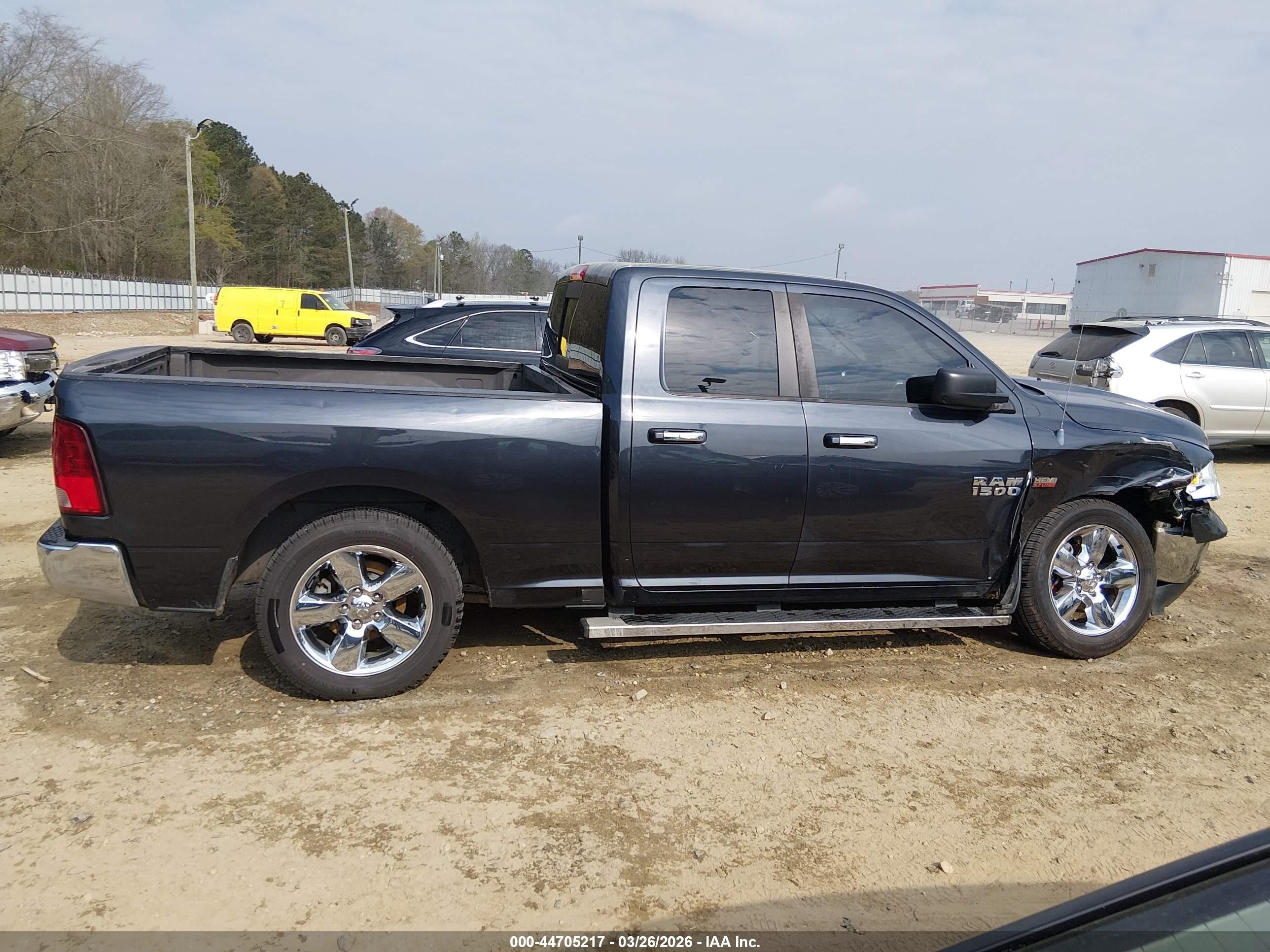 2013 Ram 1500 Big Horn Серый vin: 1C6RR6GT7DS672591