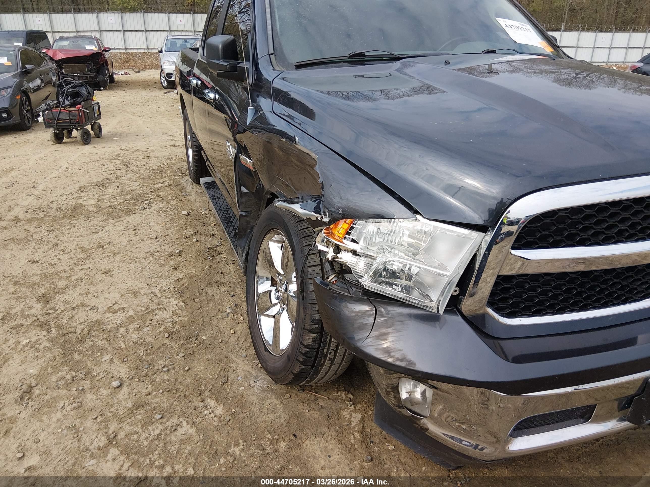 2013 Ram 1500 Big Horn Серый vin: 1C6RR6GT7DS672591