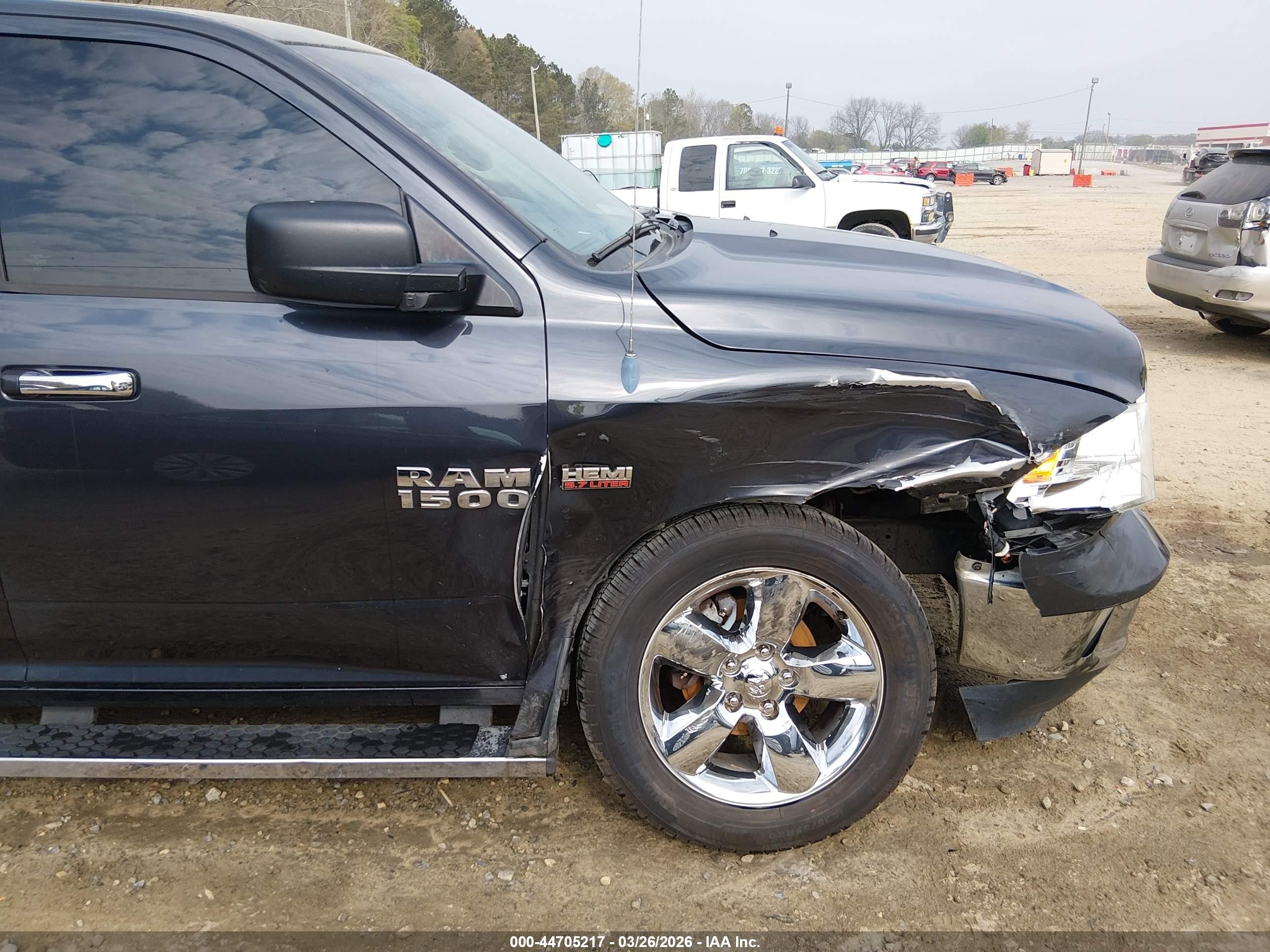 2013 Ram 1500 Big Horn Серый vin: 1C6RR6GT7DS672591