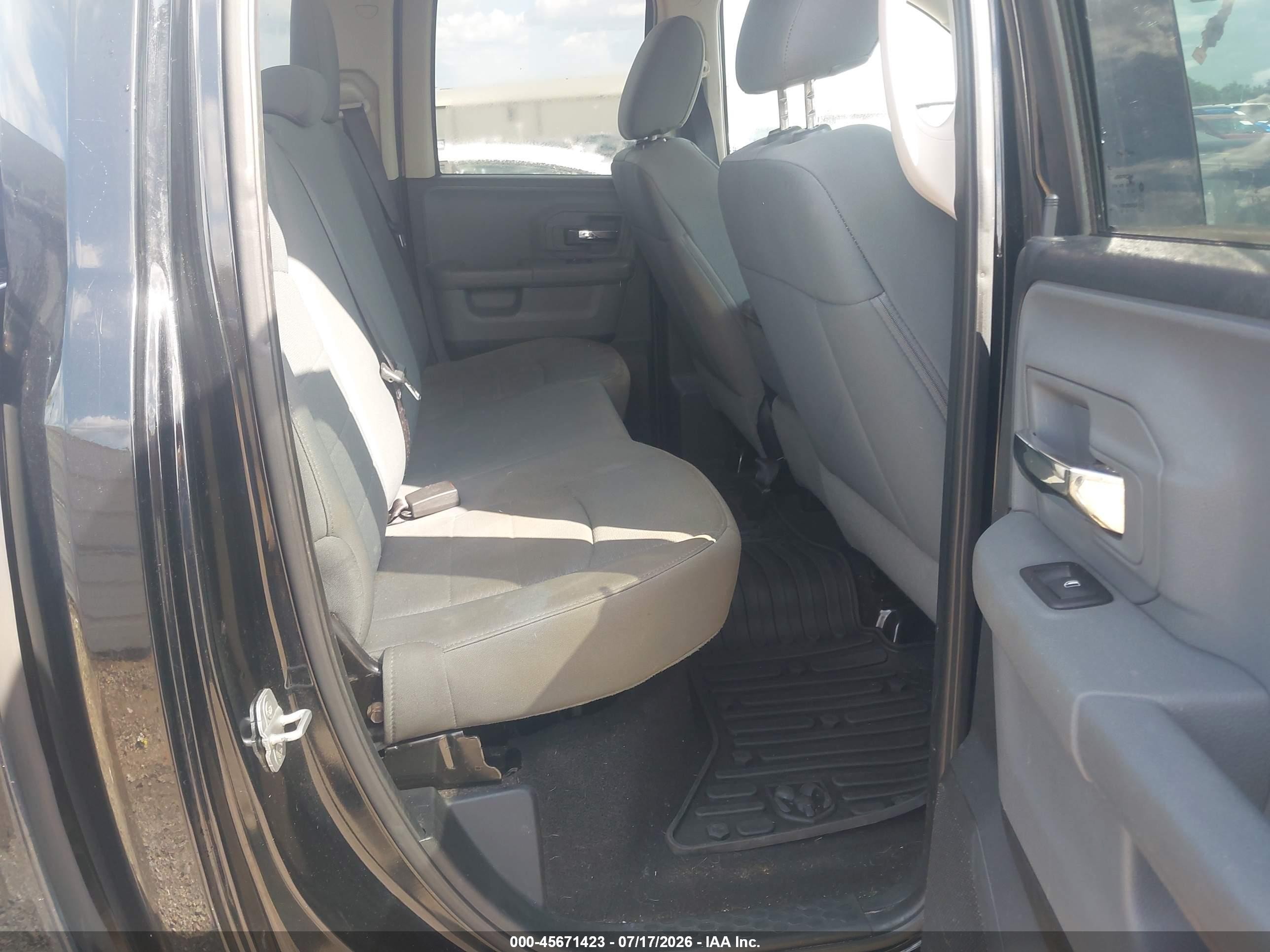 2014 Ram 1500 Slt Black vin: 1C6RR6GT7ES236440