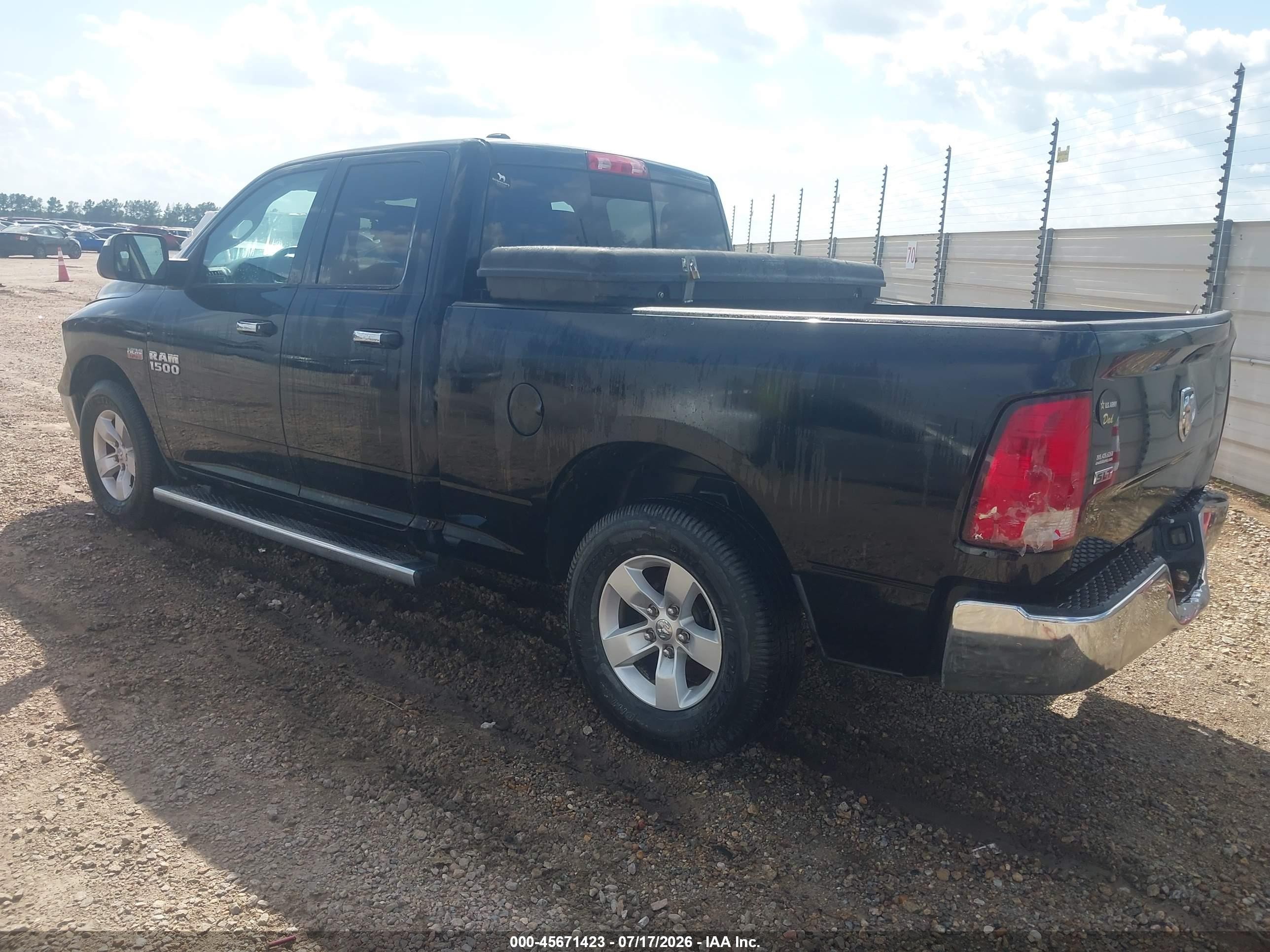 2014 Ram 1500 Slt Black vin: 1C6RR6GT7ES236440