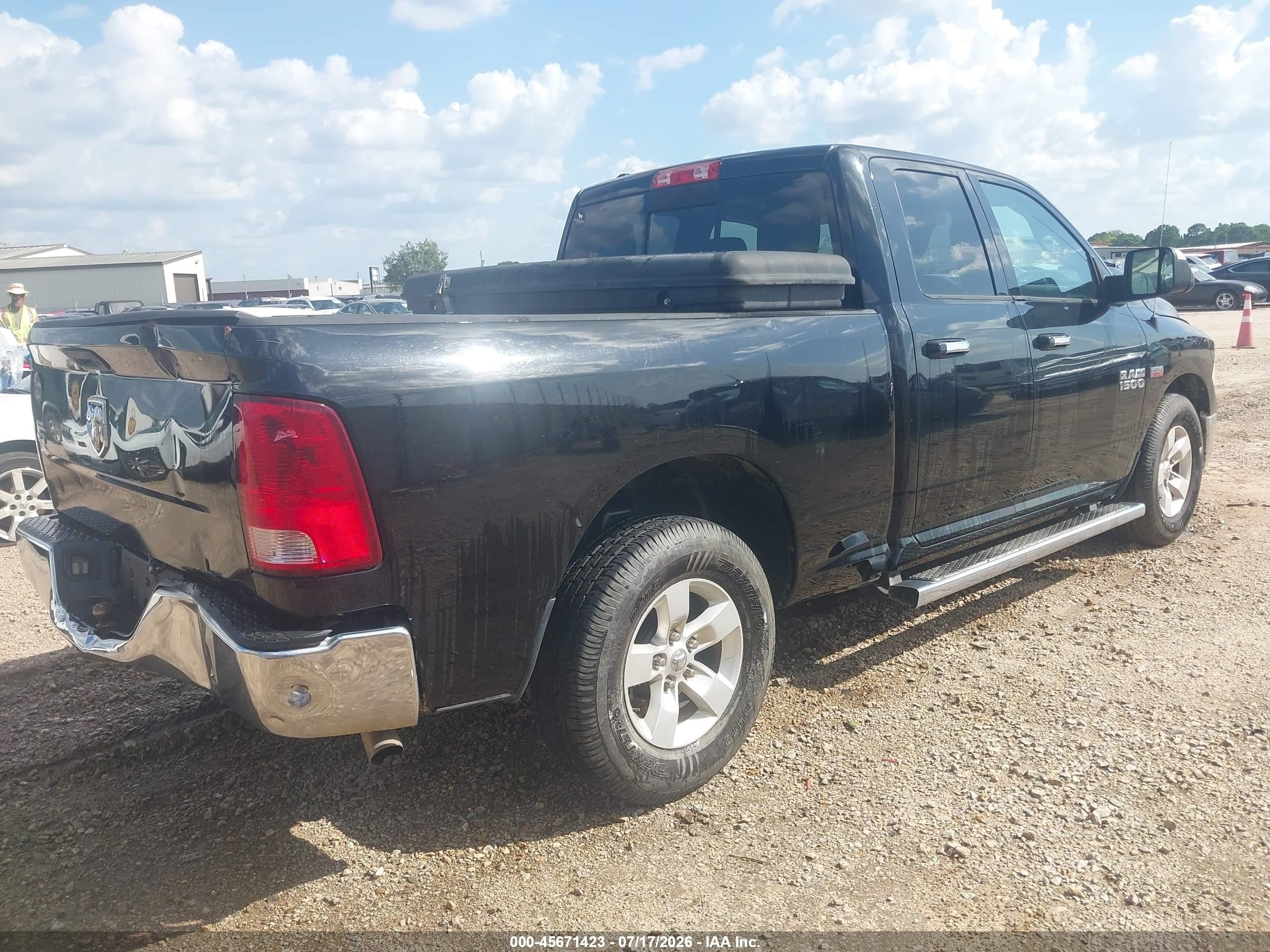 2014 Ram 1500 Slt Black vin: 1C6RR6GT7ES236440