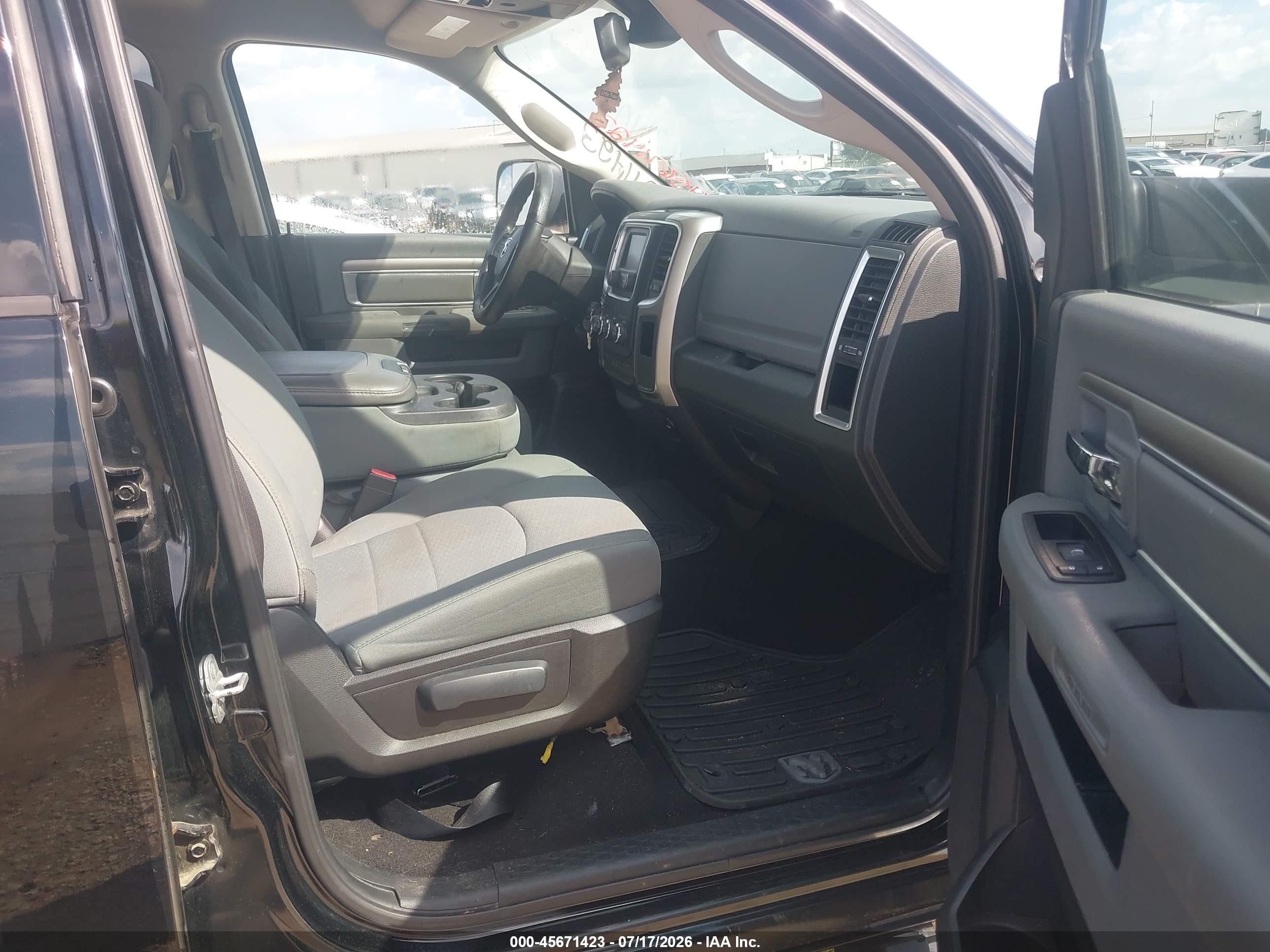 2014 Ram 1500 Slt Black vin: 1C6RR6GT7ES236440