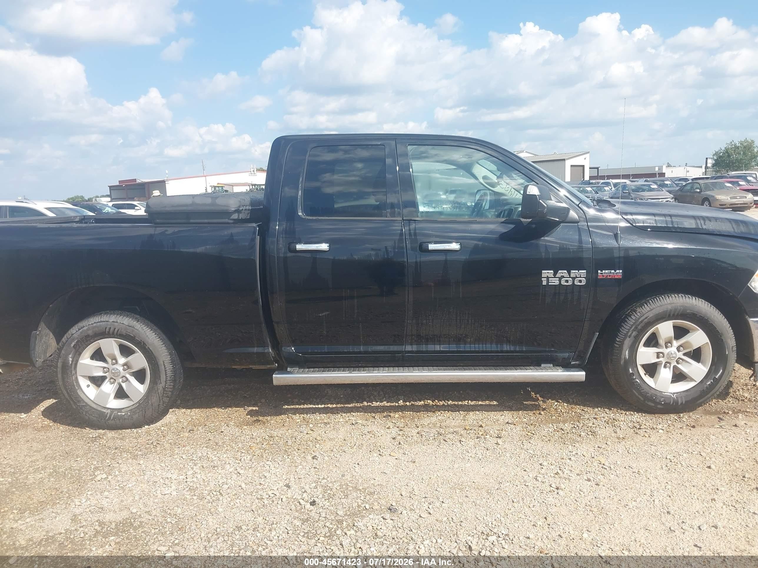 2014 Ram 1500 Slt Black vin: 1C6RR6GT7ES236440
