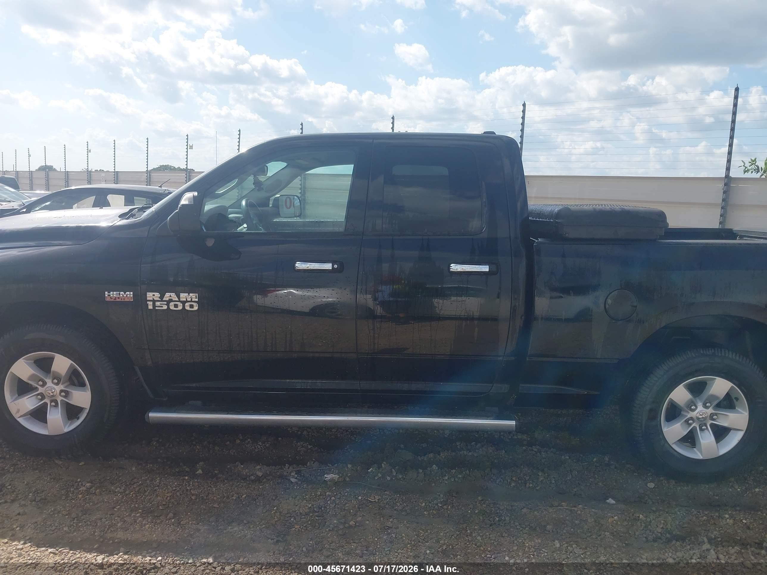 2014 Ram 1500 Slt Black vin: 1C6RR6GT7ES236440