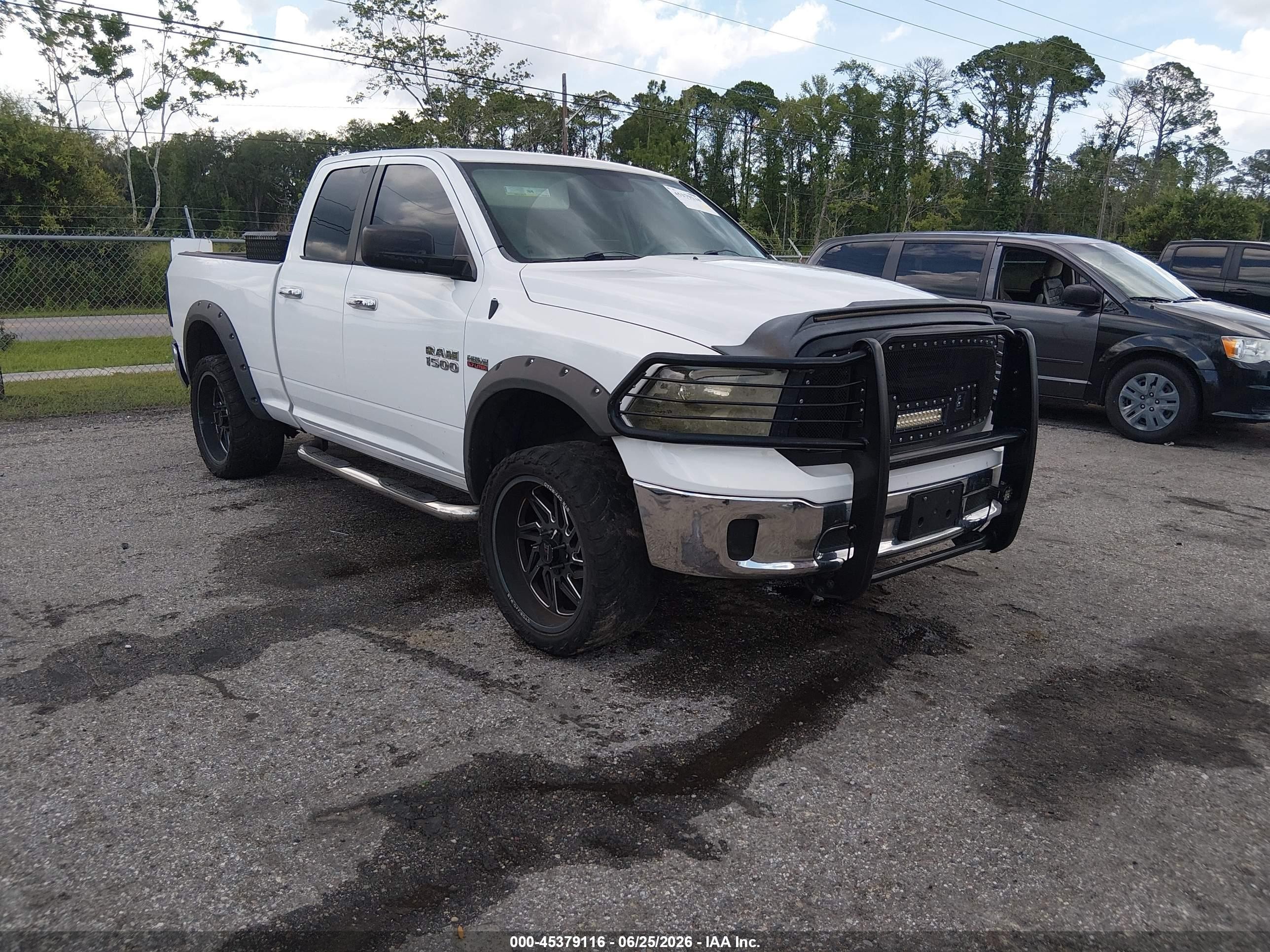 2014 Ram 1500 Big Horn White vin: 1C6RR6GT7ES293446