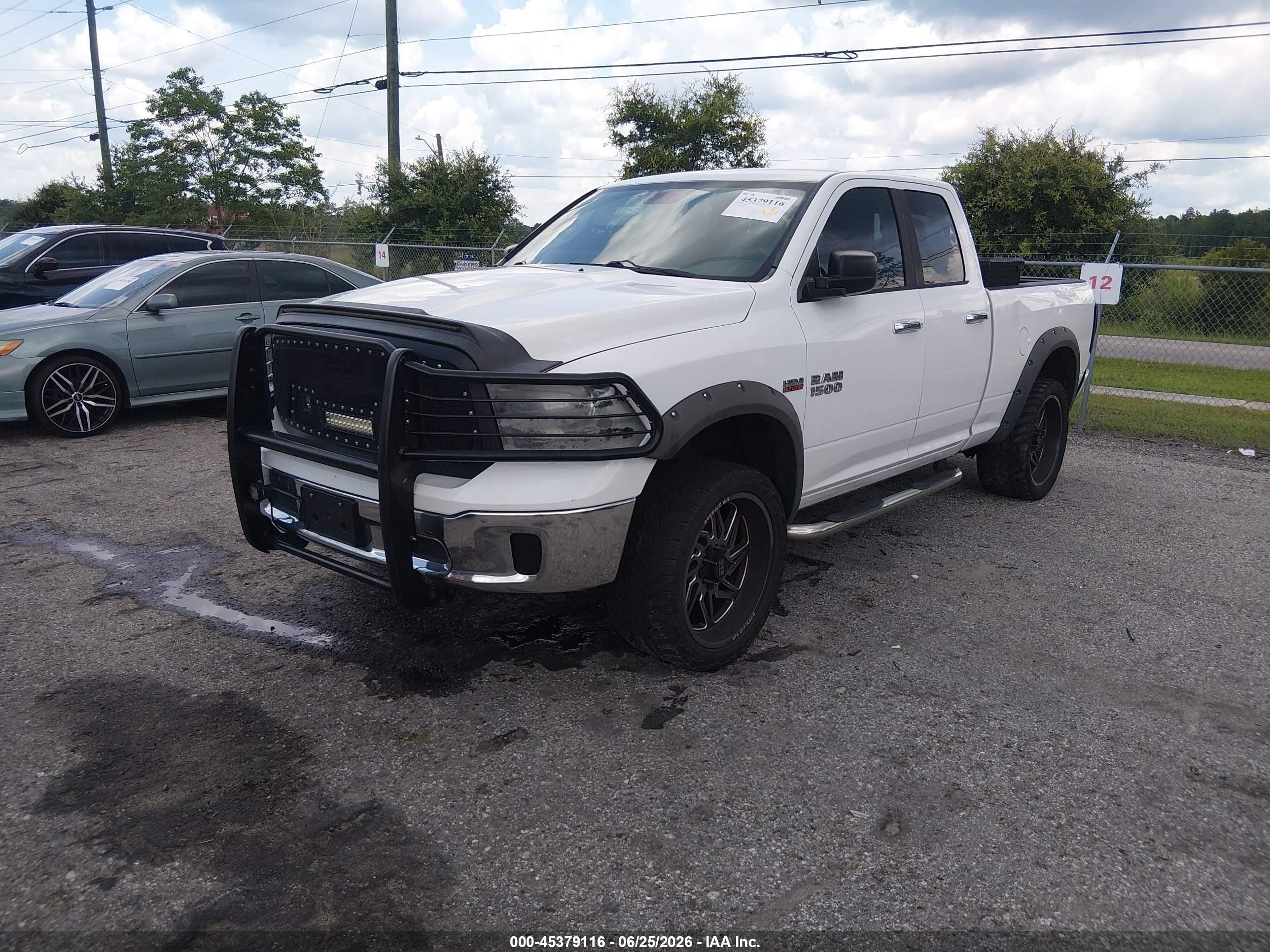 2014 Ram 1500 Big Horn White vin: 1C6RR6GT7ES293446