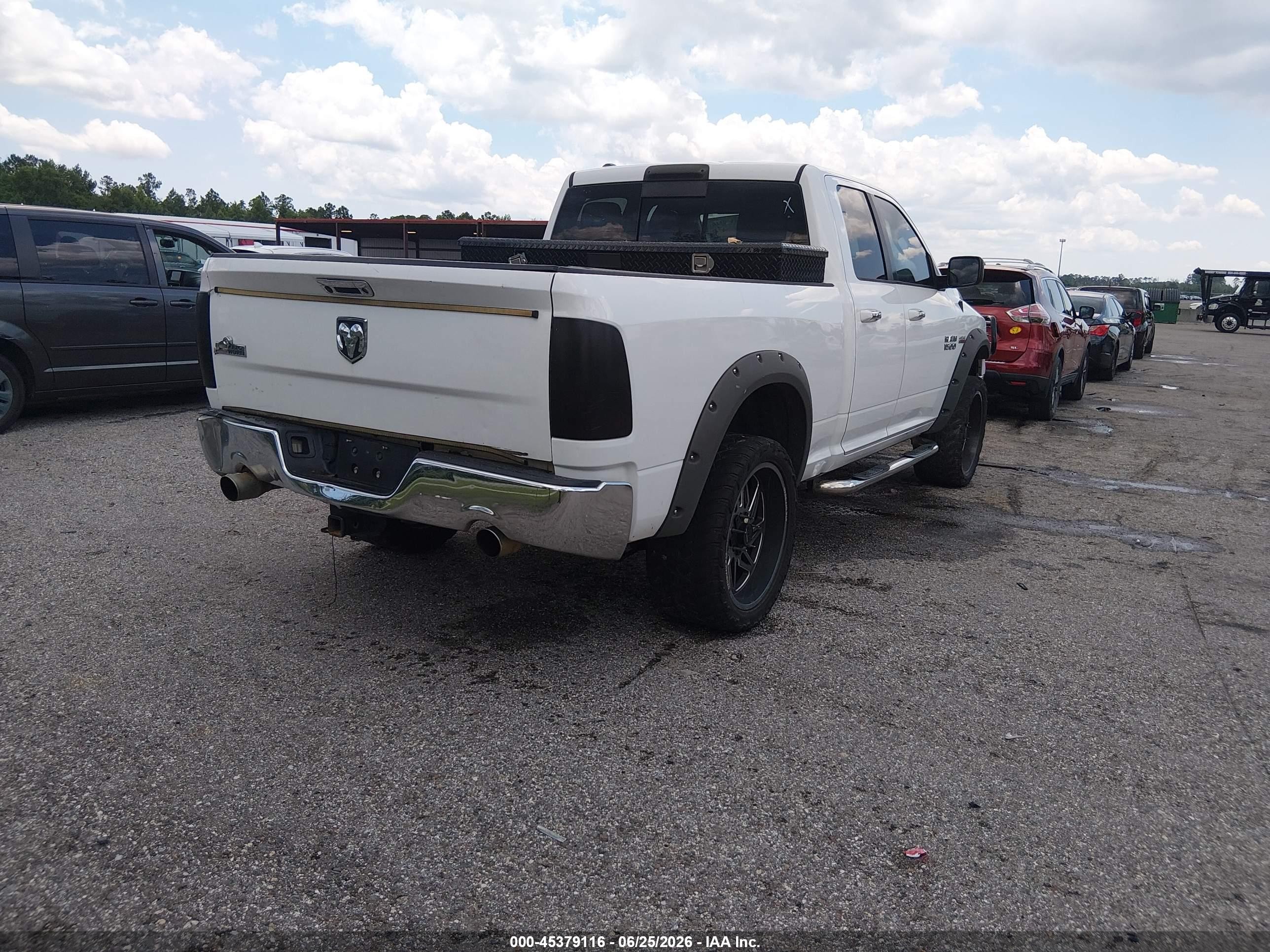 2014 Ram 1500 Big Horn White vin: 1C6RR6GT7ES293446