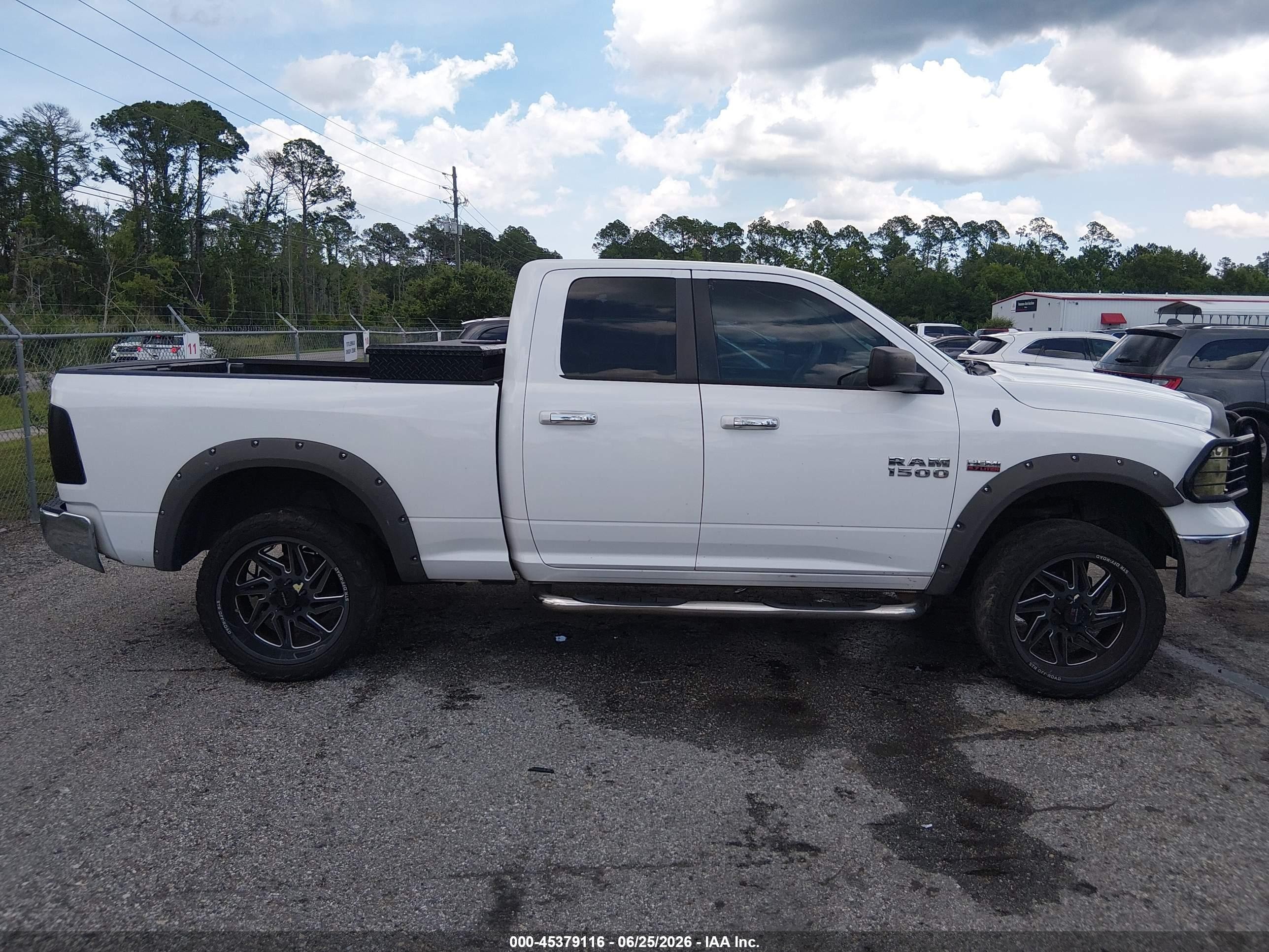 2014 Ram 1500 Big Horn White vin: 1C6RR6GT7ES293446