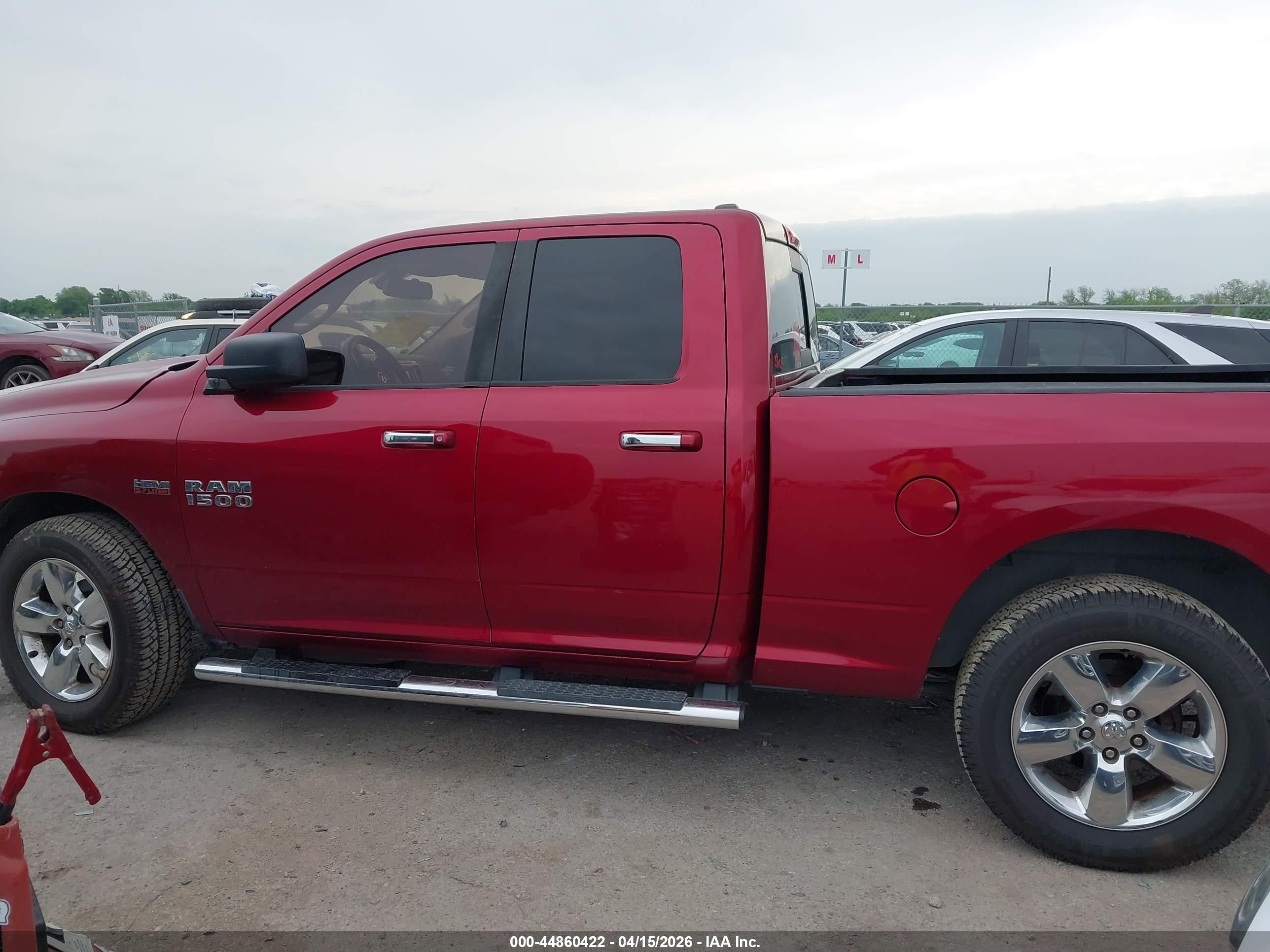 2015 Ram 1500 Big Horn Burgundy vin: 1C6RR6GT7FS628903
