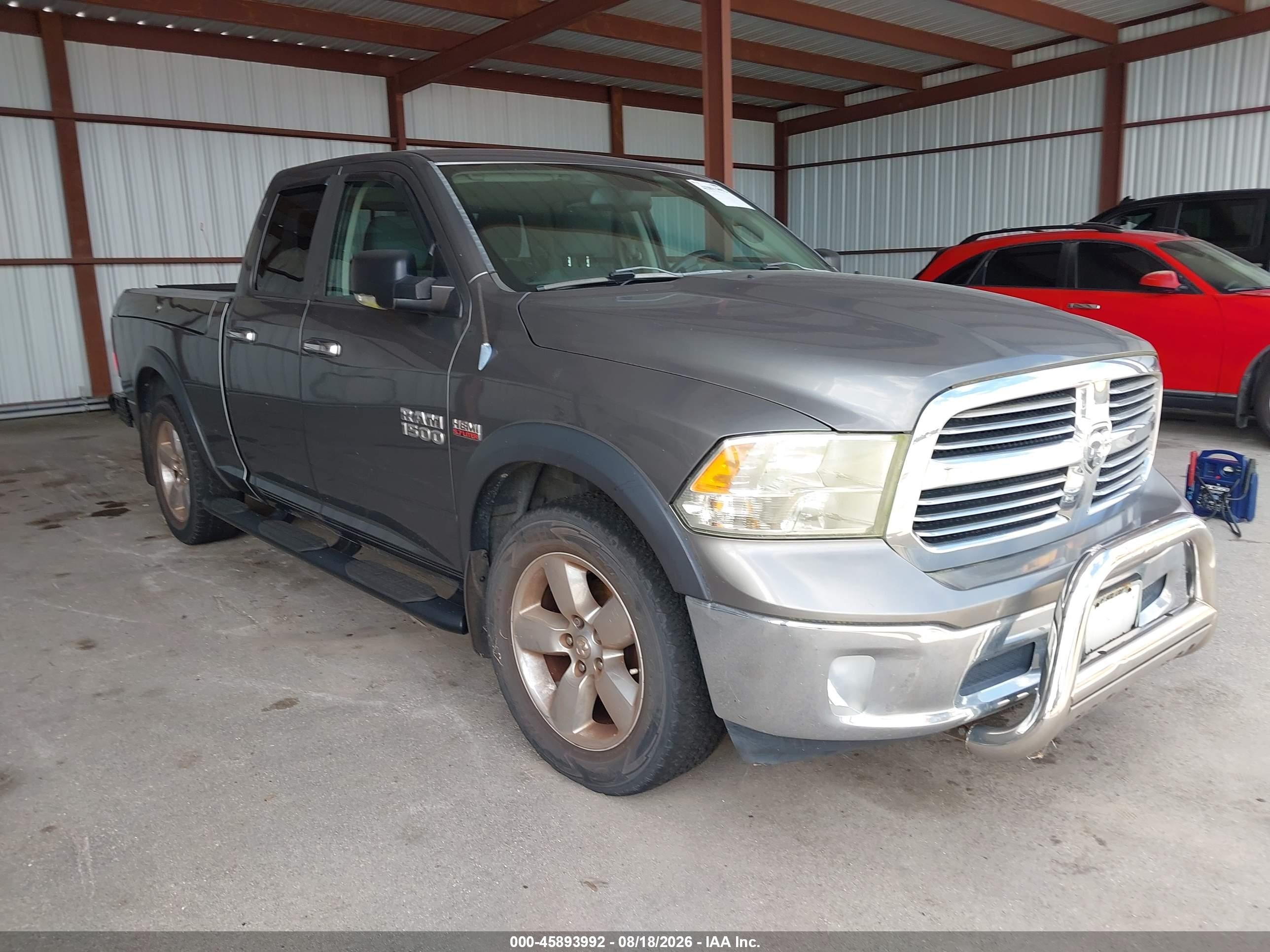 2013 Ram 1500 Big Horn Gray vin: 1C6RR6GT8DS678626