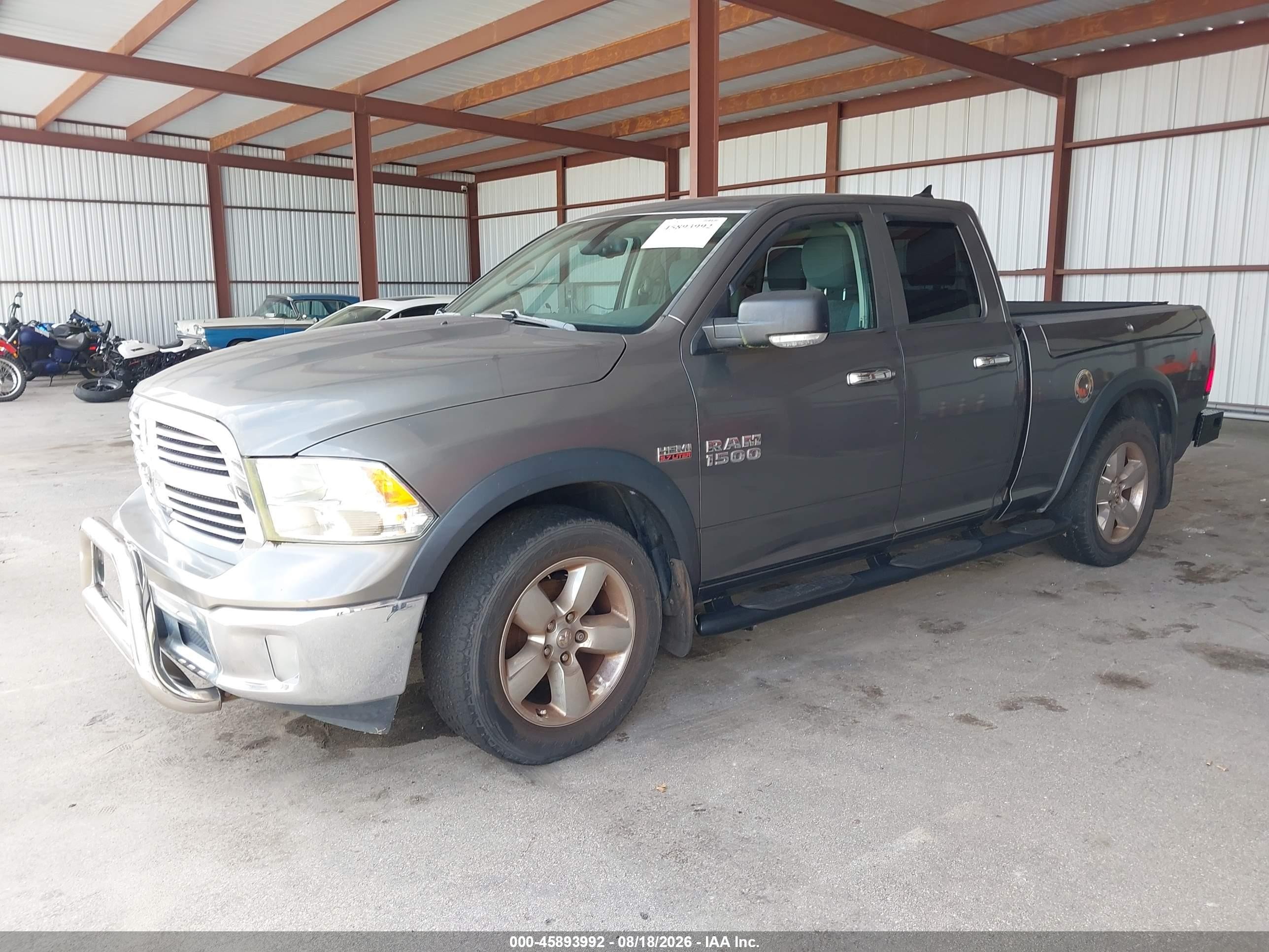 2013 Ram 1500 Big Horn Gray vin: 1C6RR6GT8DS678626