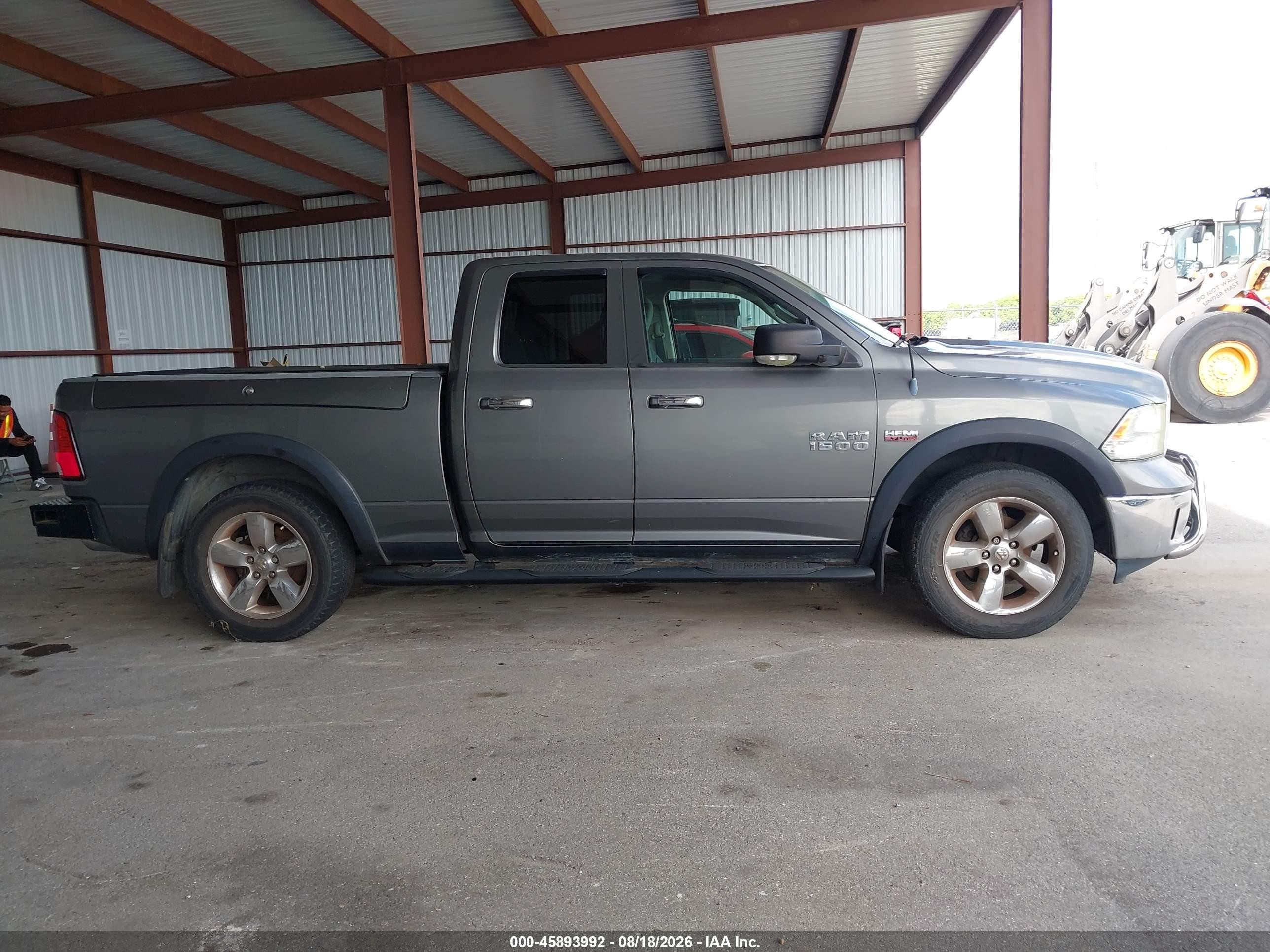2013 Ram 1500 Big Horn Gray vin: 1C6RR6GT8DS678626