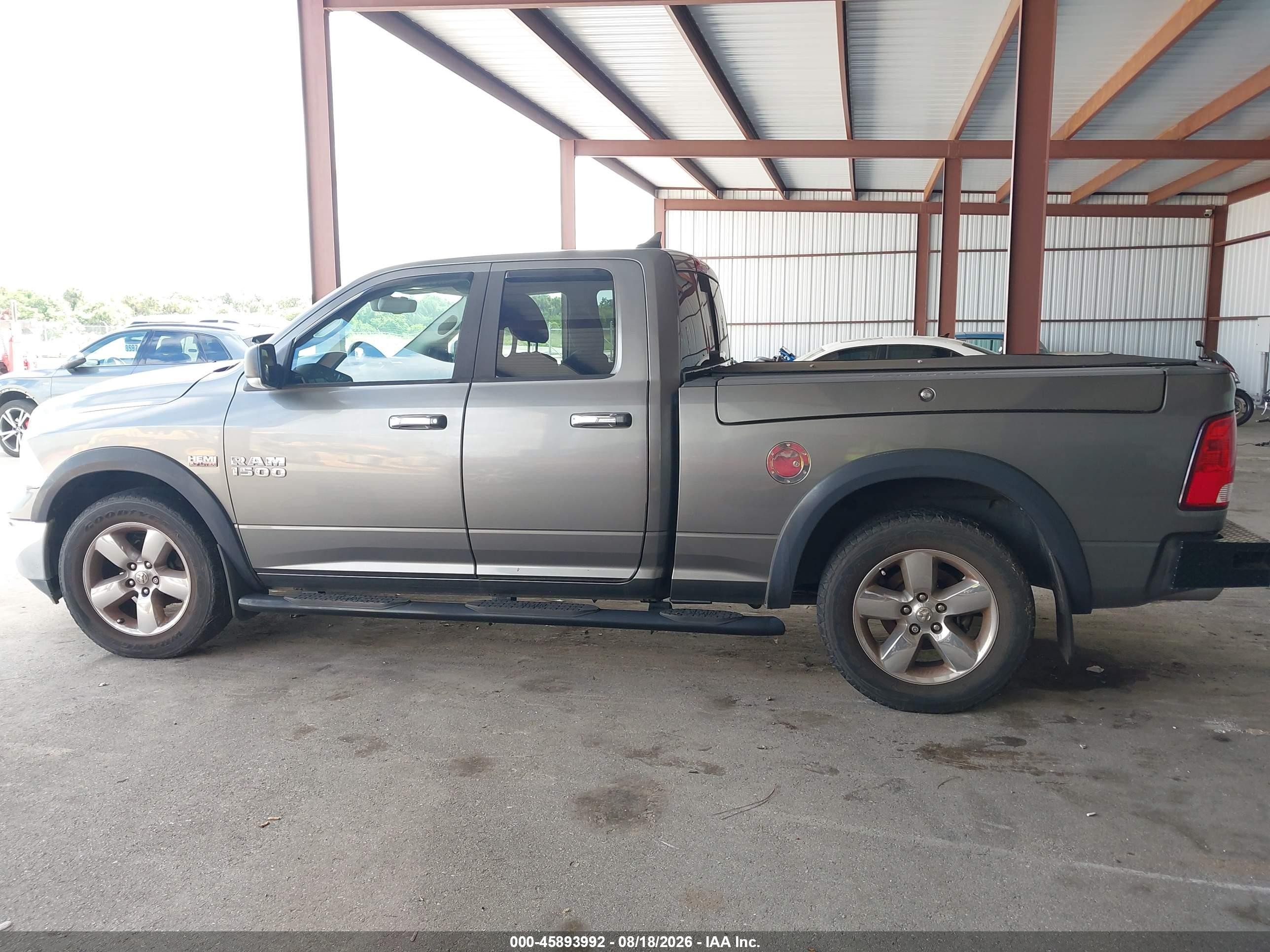 2013 Ram 1500 Big Horn Gray vin: 1C6RR6GT8DS678626