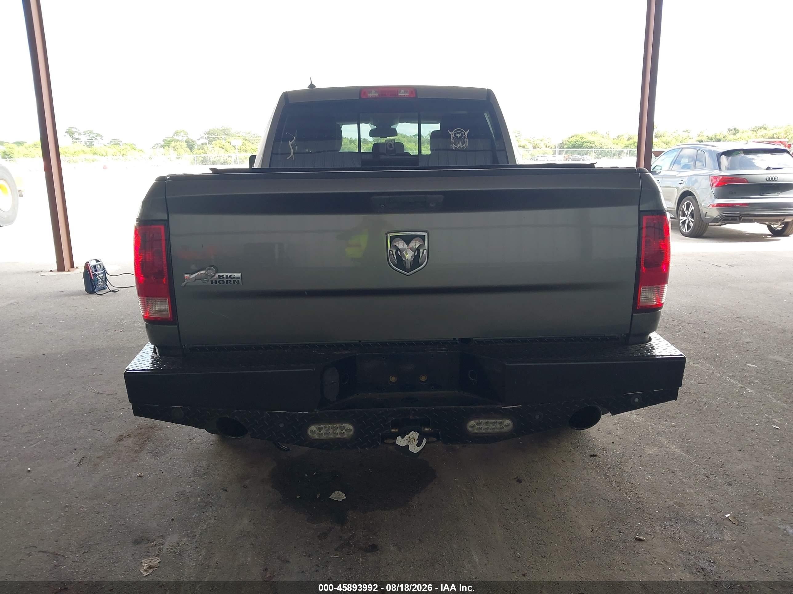 2013 Ram 1500 Big Horn Gray vin: 1C6RR6GT8DS678626