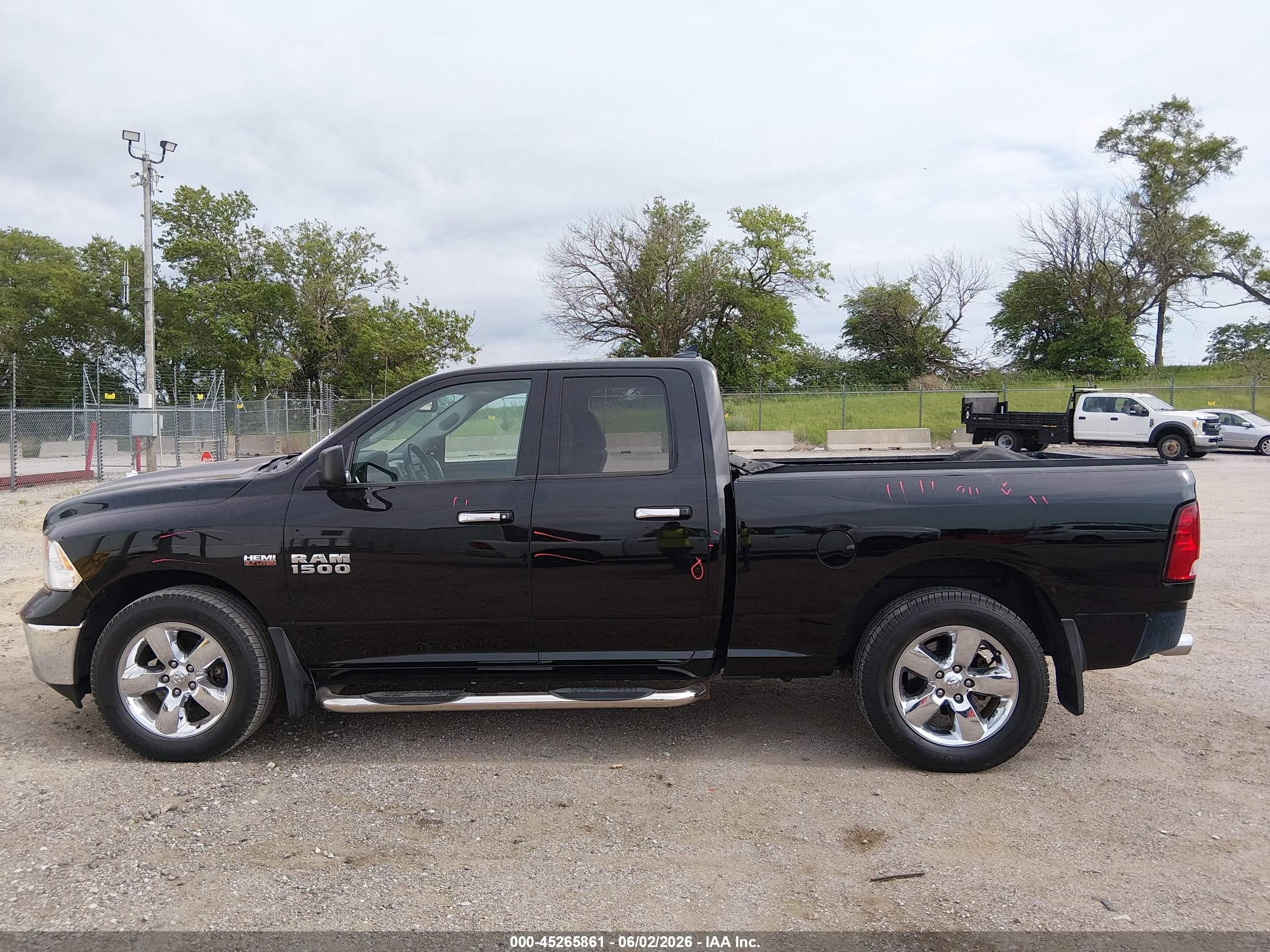 2013 Ram 1500 Big Horn Черный vin: 1C6RR6GT8DS716873