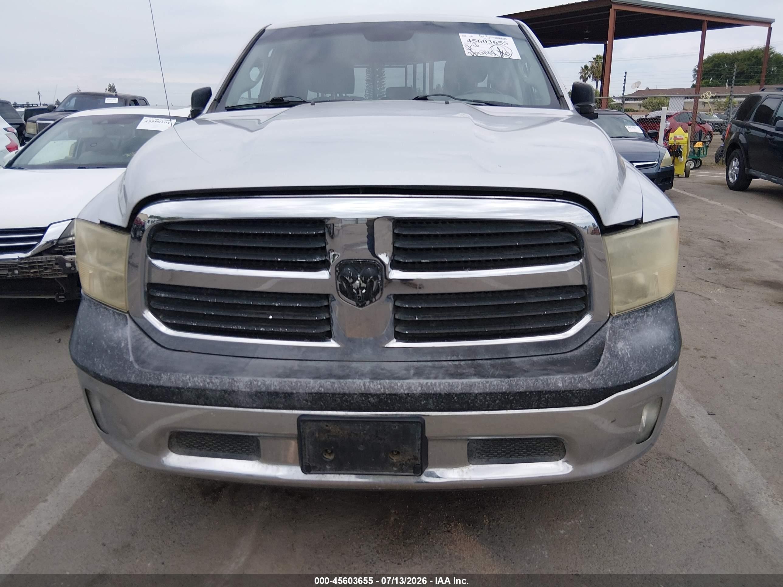 2014 Ram 1500 Big Horn Silver vin: 1C6RR6GT8ES211093