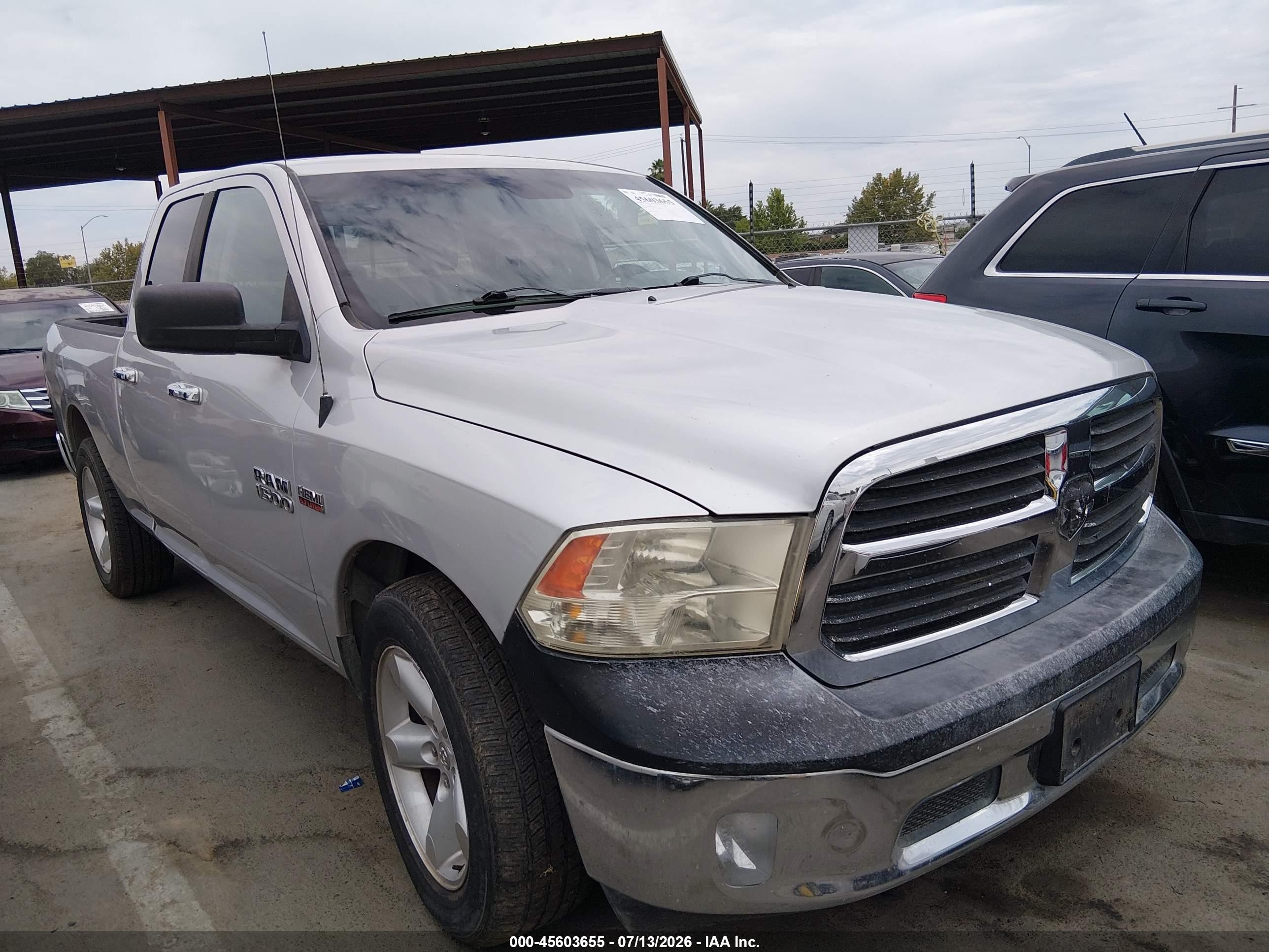 2014 Ram 1500 Big Horn Silver vin: 1C6RR6GT8ES211093
