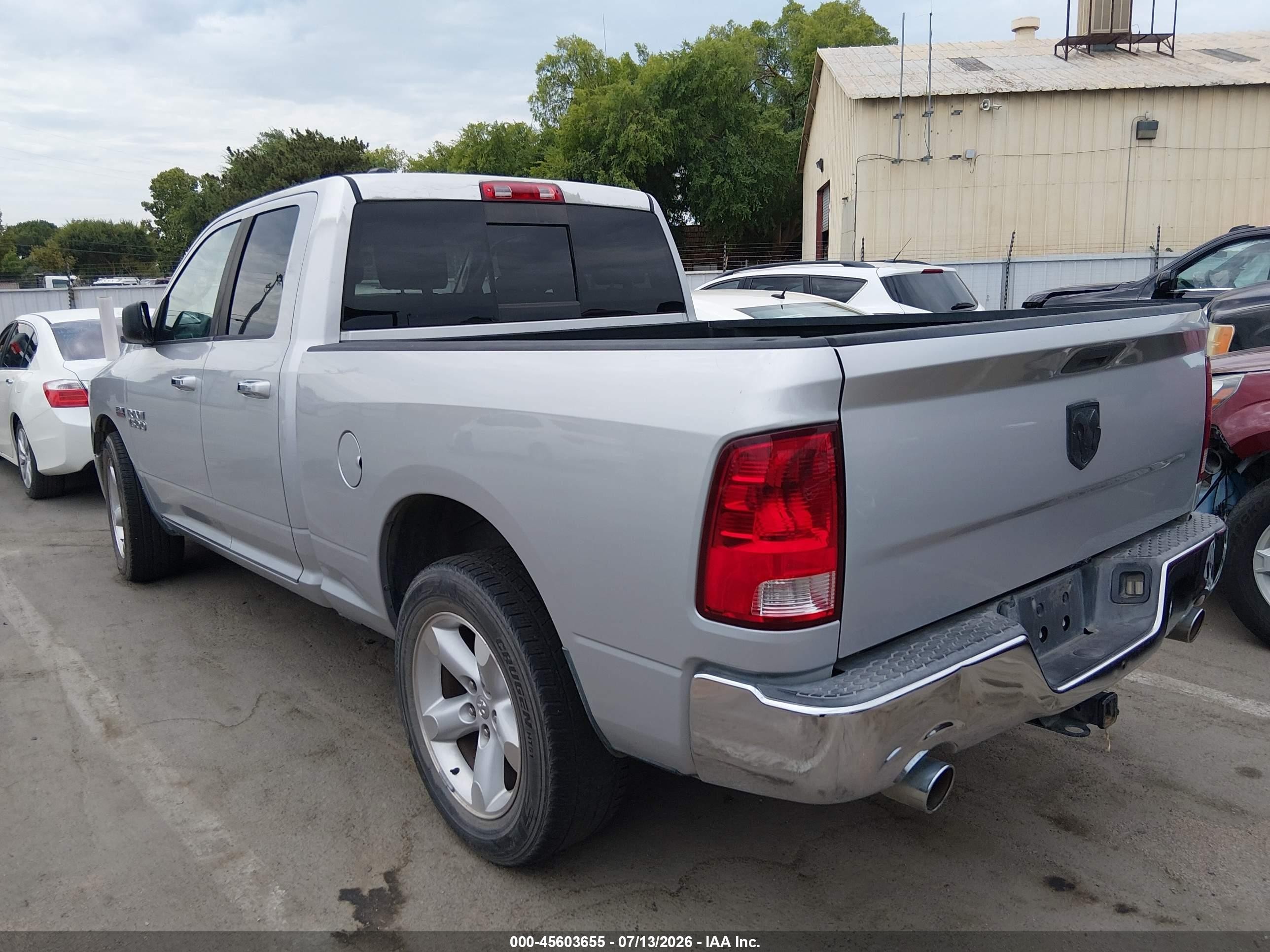2014 Ram 1500 Big Horn Silver vin: 1C6RR6GT8ES211093