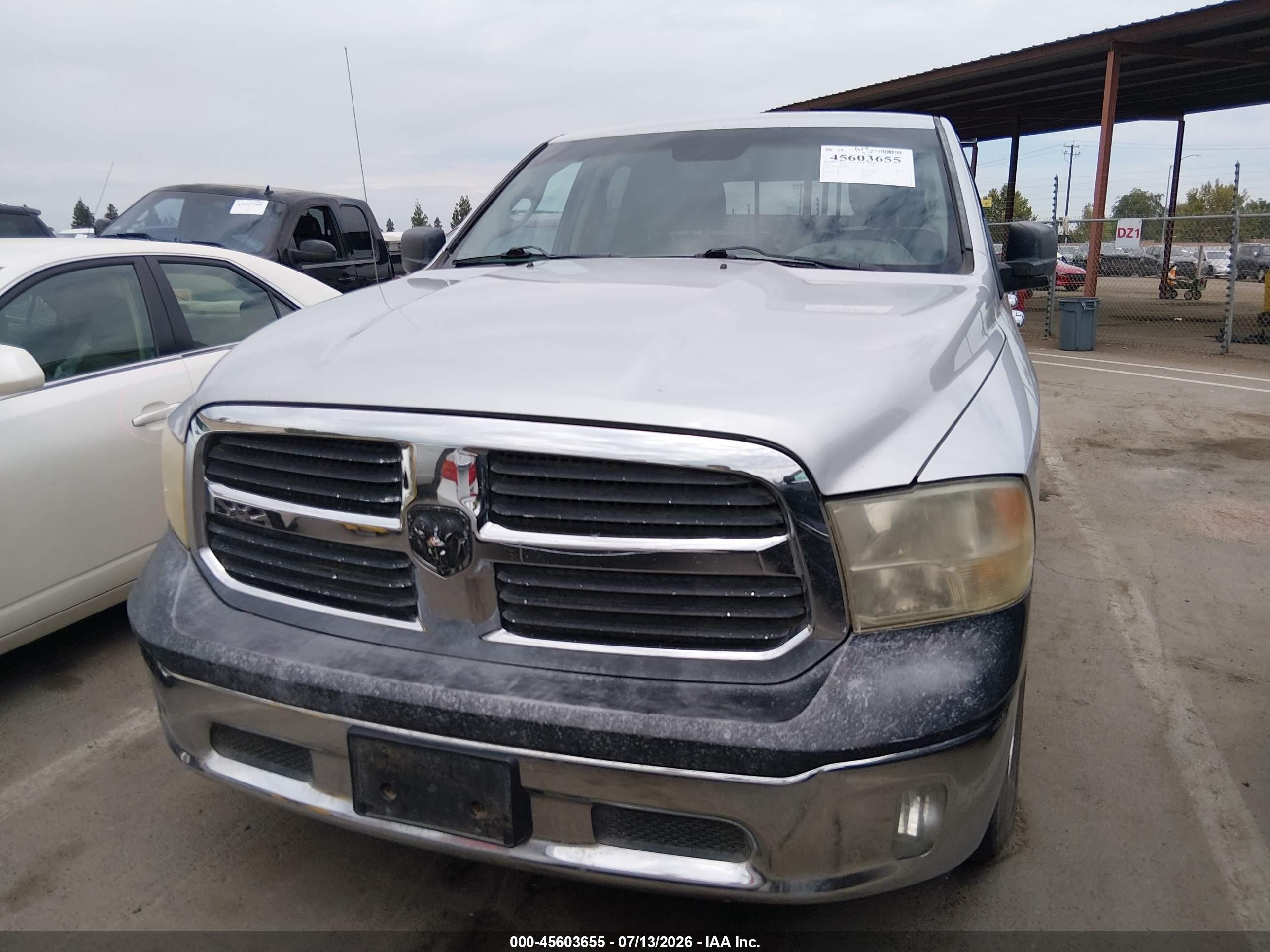 2014 Ram 1500 Big Horn Silver vin: 1C6RR6GT8ES211093