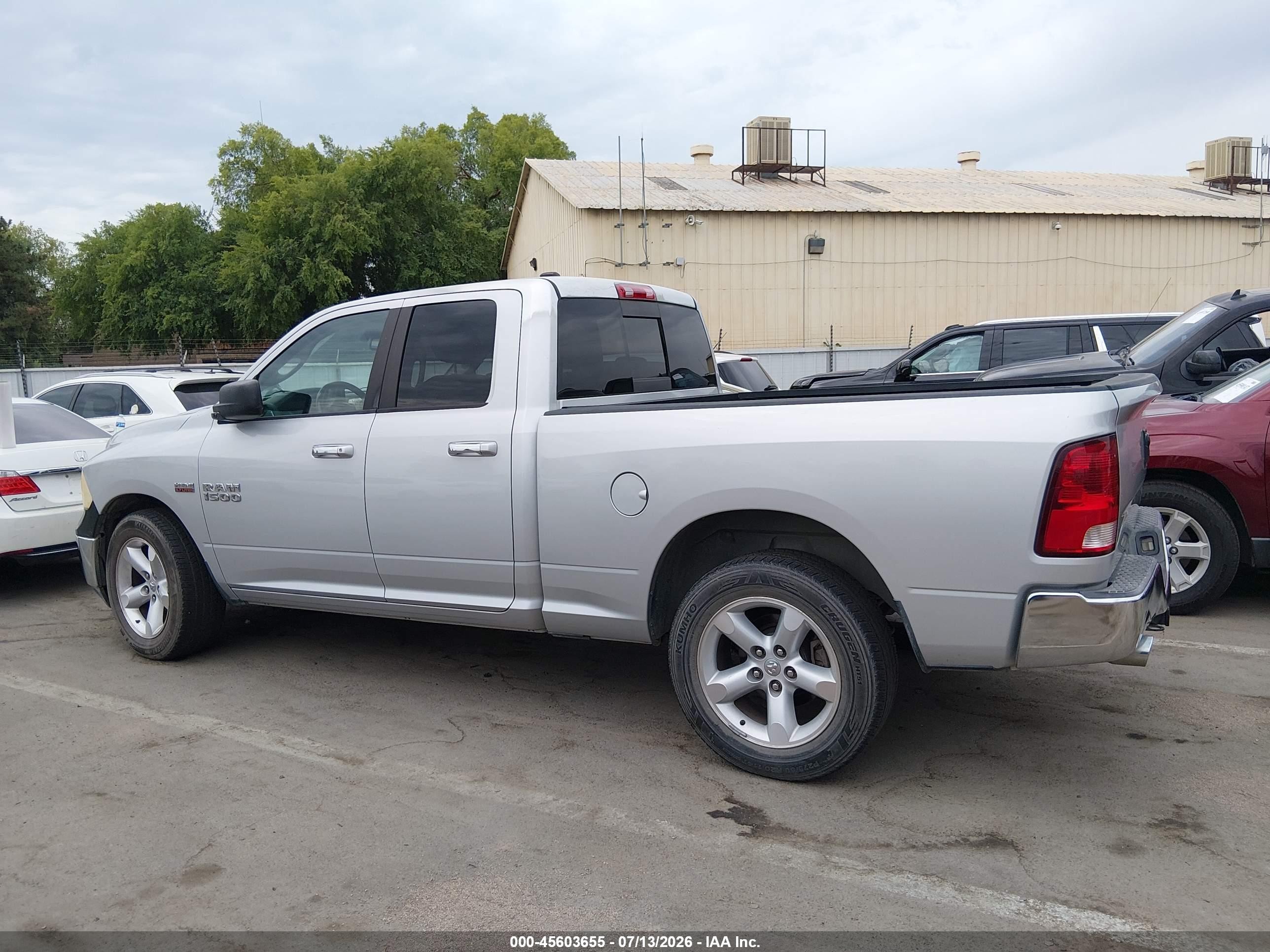 2014 Ram 1500 Big Horn Silver vin: 1C6RR6GT8ES211093