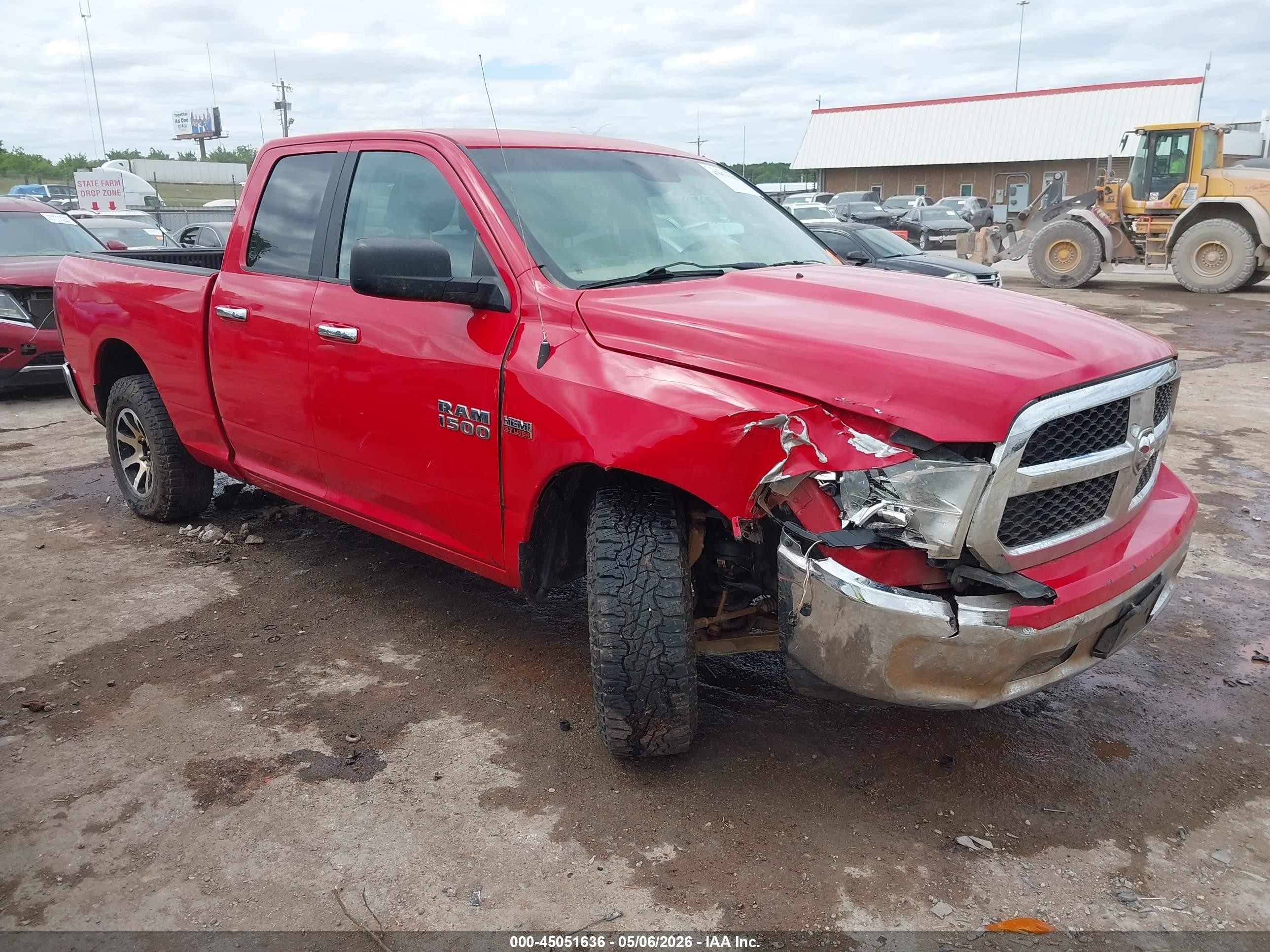 2014 Ram 1500 Slt Red vin: 1C6RR6GT8ES344971