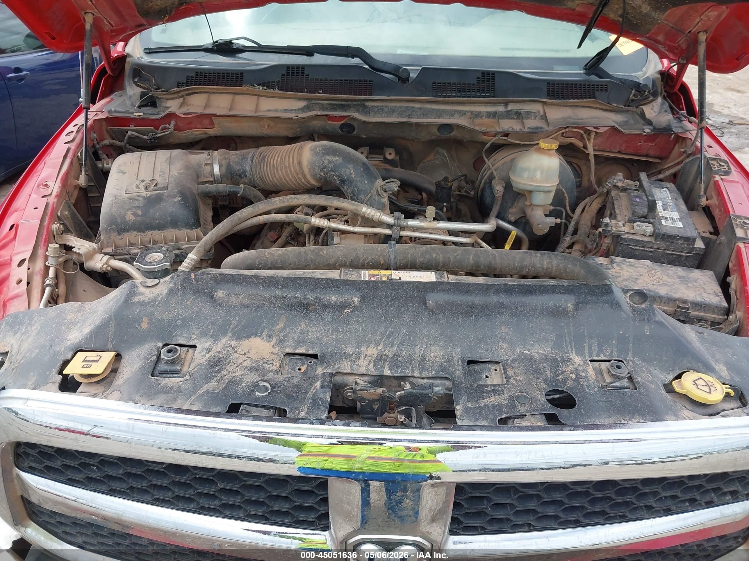 2014 Ram 1500 Slt Красный vin: 1C6RR6GT8ES344971